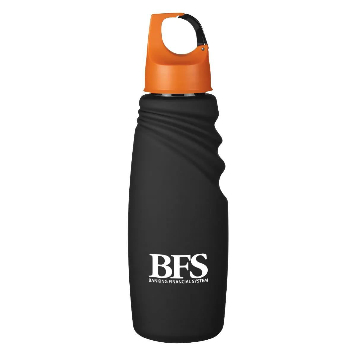 24 Oz. Matte Finish Crest Carabiner Sports Bottle 2 of 5