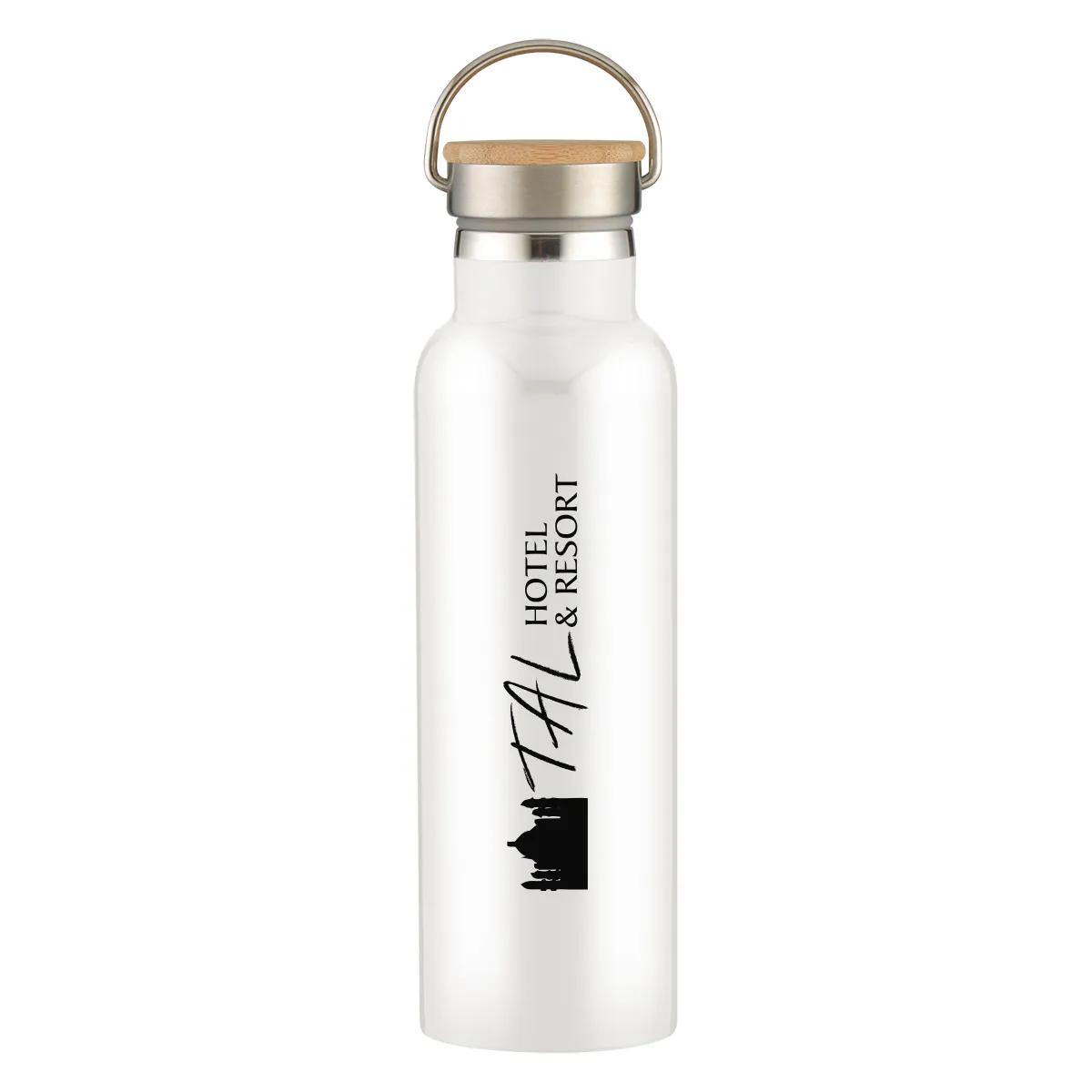 21 Oz. Liberty Stainless Steel Bottle With Wood Lid 8 of 9