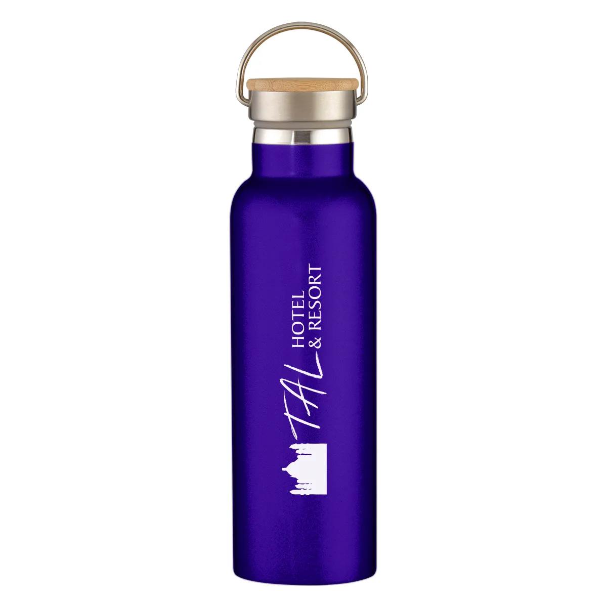 21 Oz. Liberty Stainless Steel Bottle With Wood Lid 5 of 9