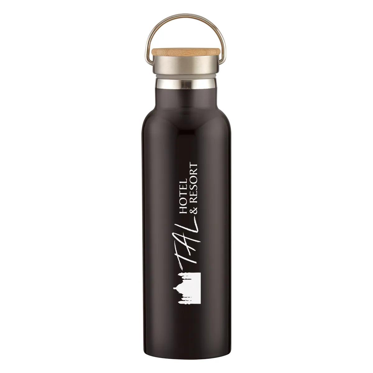 21 Oz. Liberty Stainless Steel Bottle With Wood Lid 7 of 9