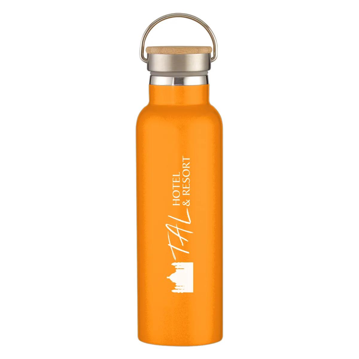 21 Oz. Liberty Stainless Steel Bottle With Wood Lid 4 of 9