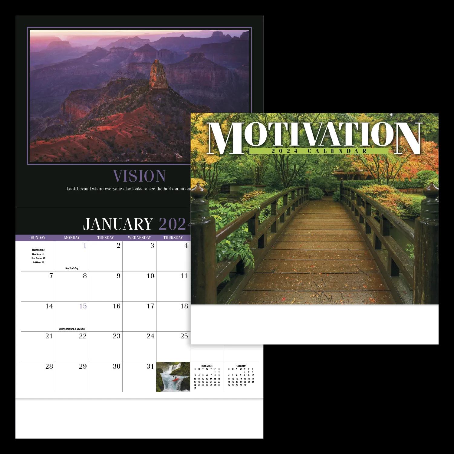 Motivation Appointment Calendar (Motivational Quotes) - Stapled 45 of 62