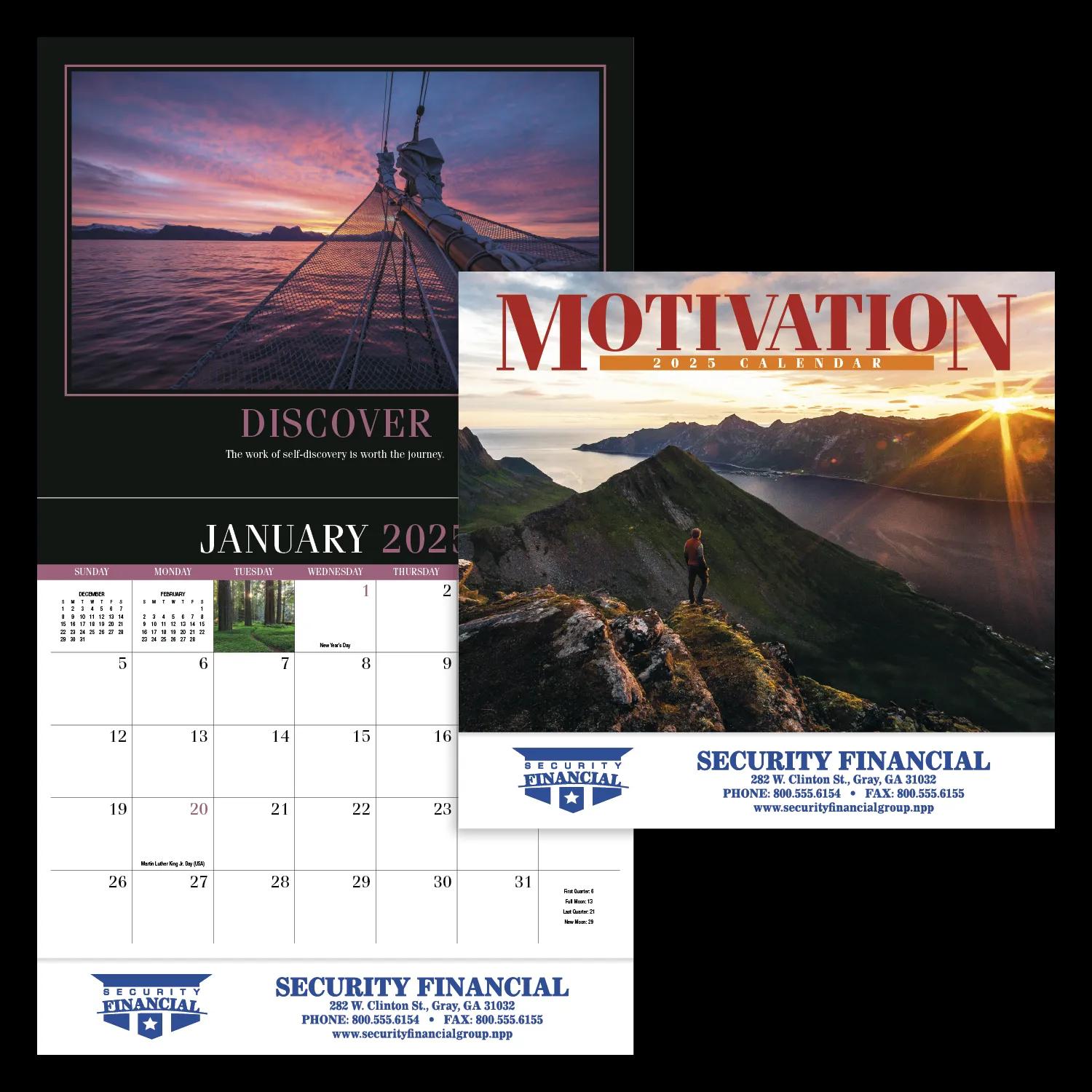 Motivation Appointment Calendar (Motivational Quotes) - Stapled 4 of 62