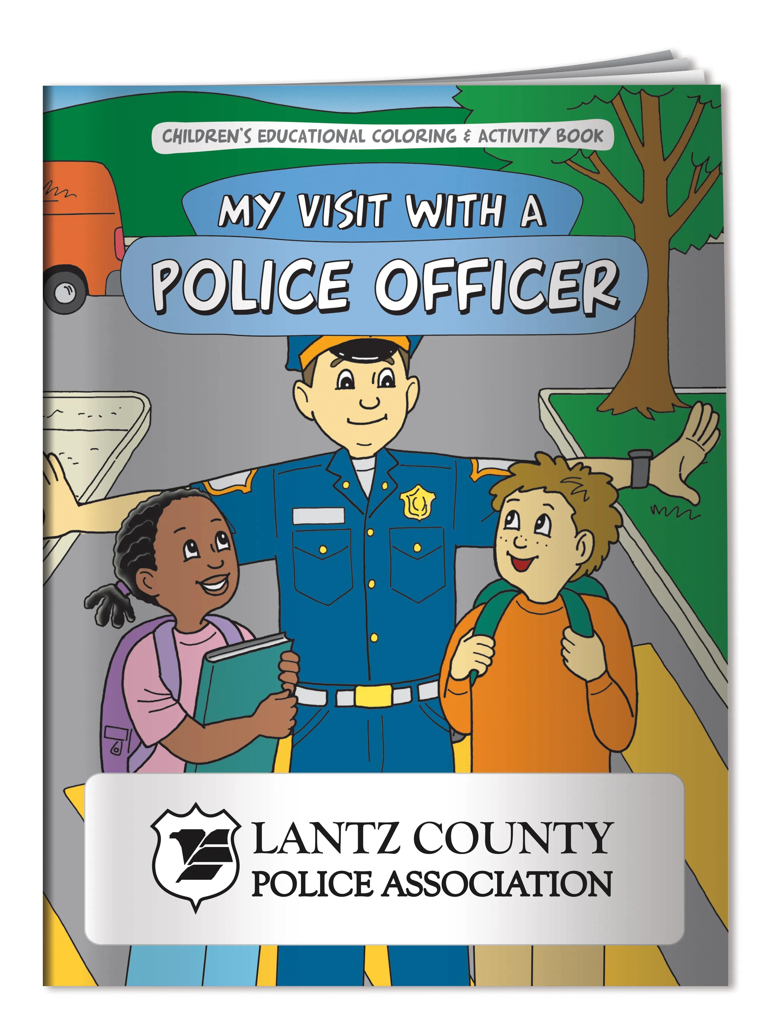 Coloring Book: My Visit with a Police Officer 4 of 4