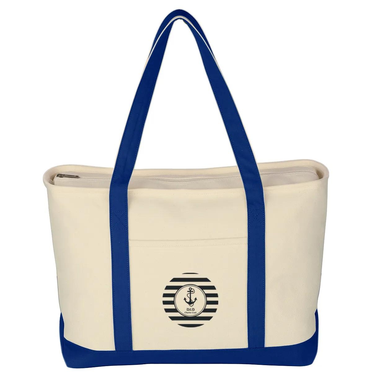 Large Starboard Cotton Canvas Tote Bag 10 of 11