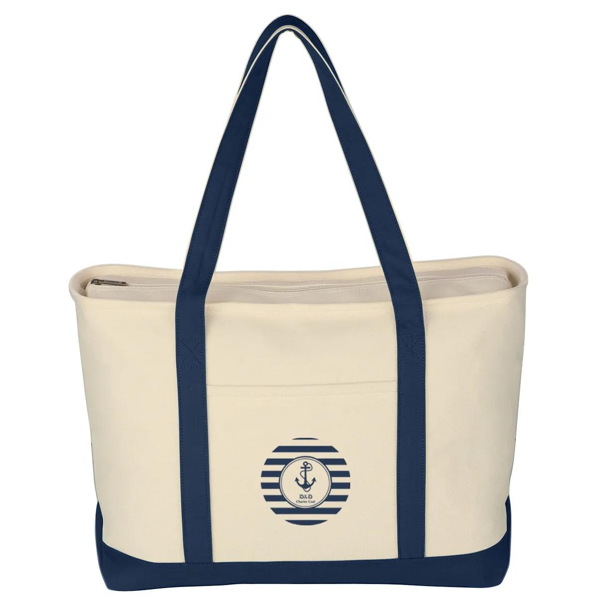 Large Starboard Cotton Canvas Tote Bag 4 of 11