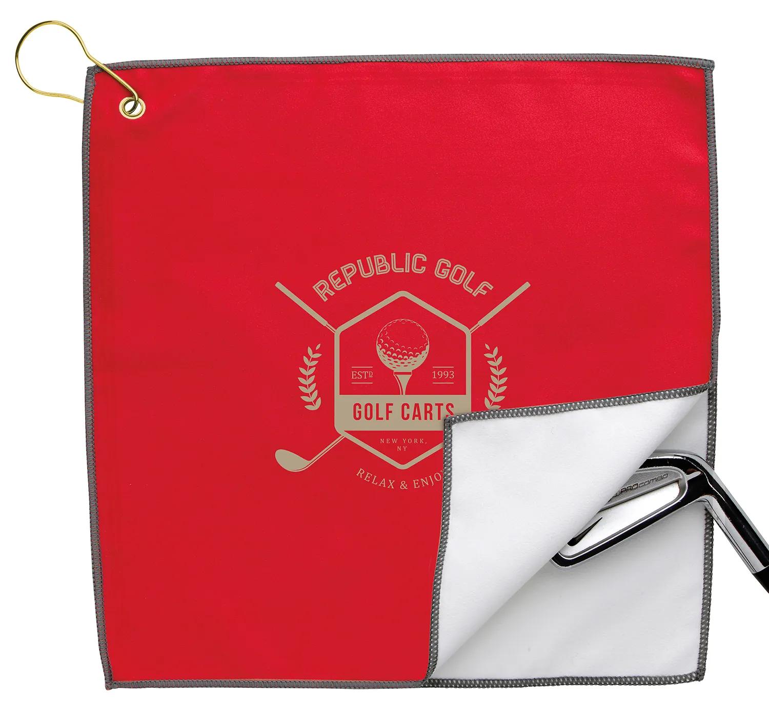 Good Value™ RPET Double Layer Golf Towel 16 of 60