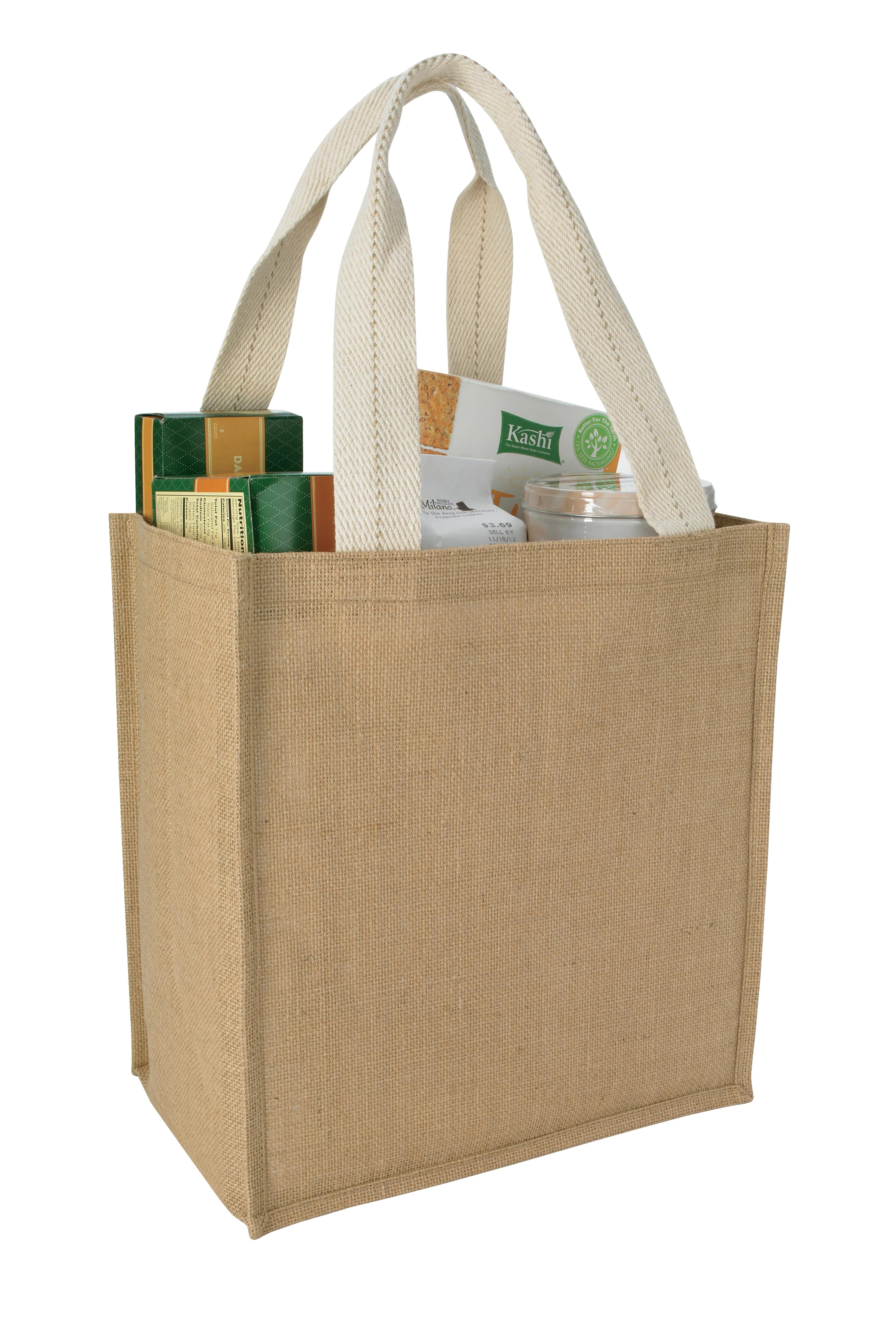 Jute Grocery Tote 2 of 3