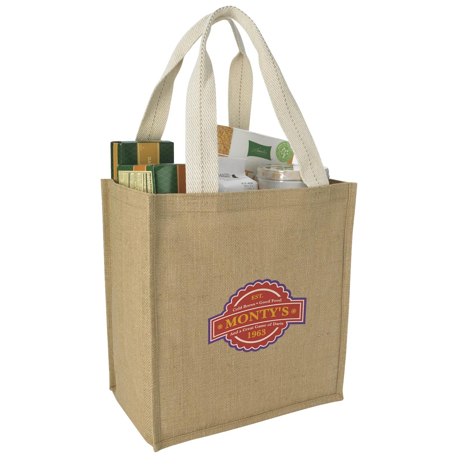 Jute Grocery Tote 1 of 3