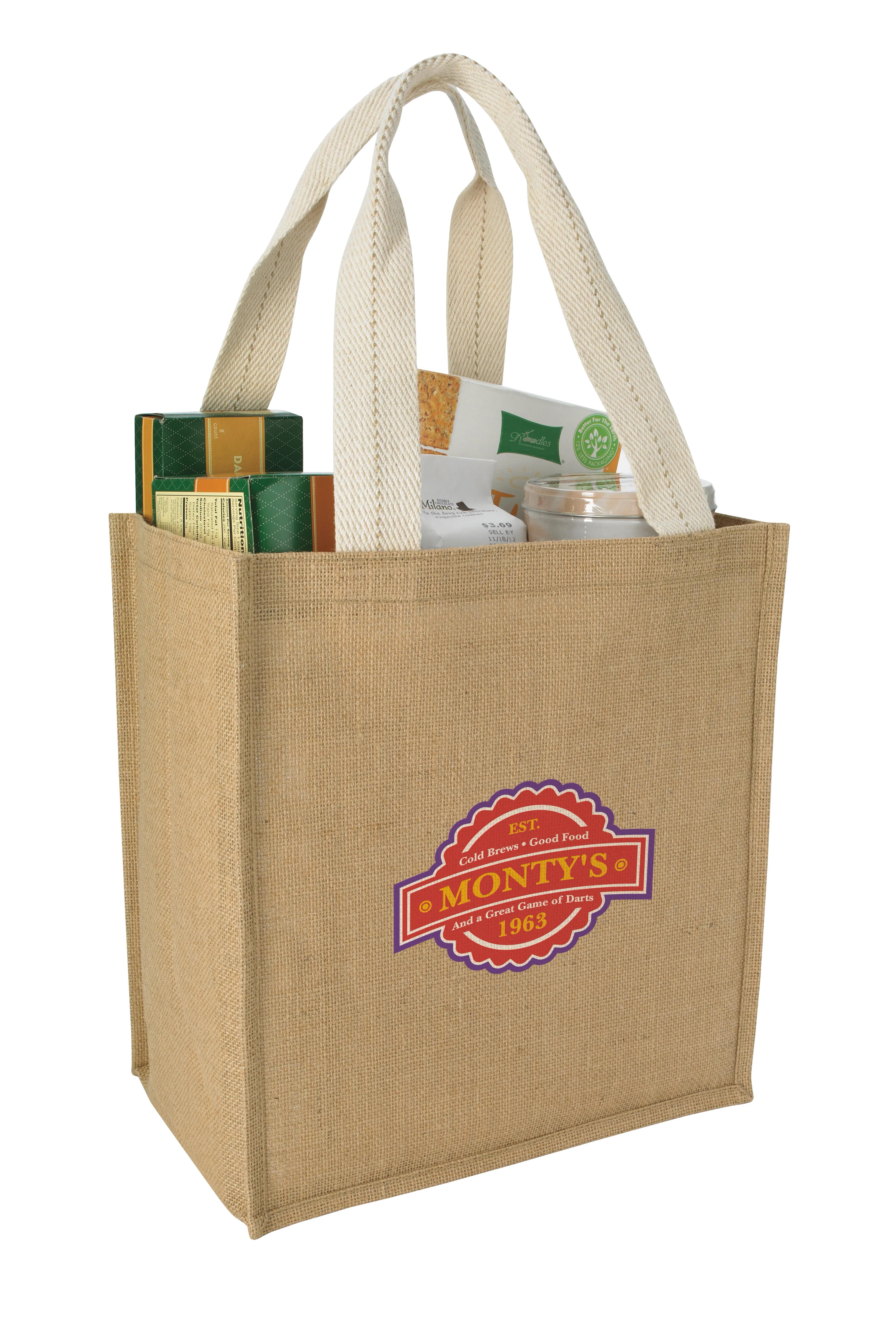 Jute Grocery Tote 3 of 3