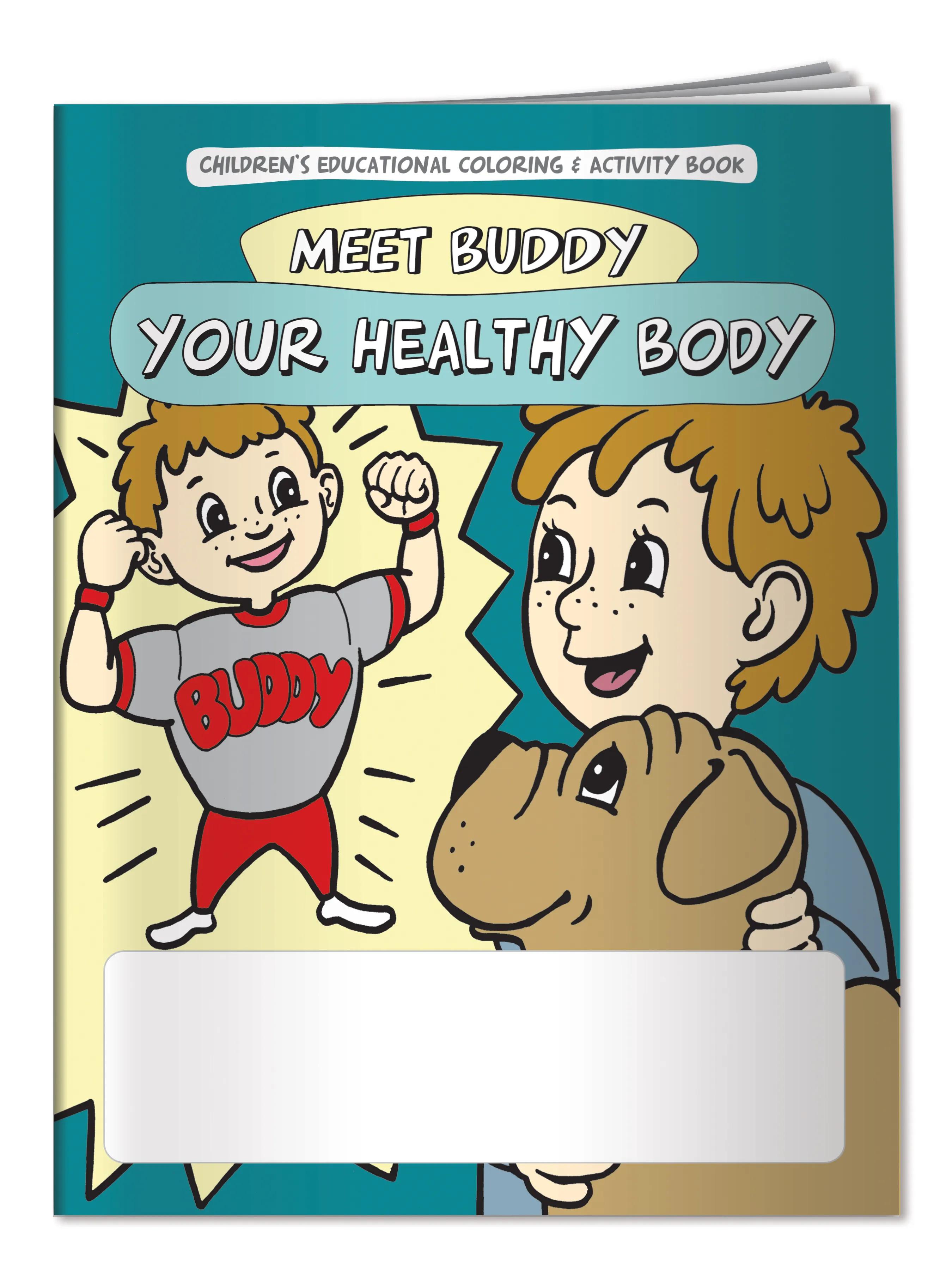 Coloring Book: Meet Buddy Your Healthy Body 2 of 3