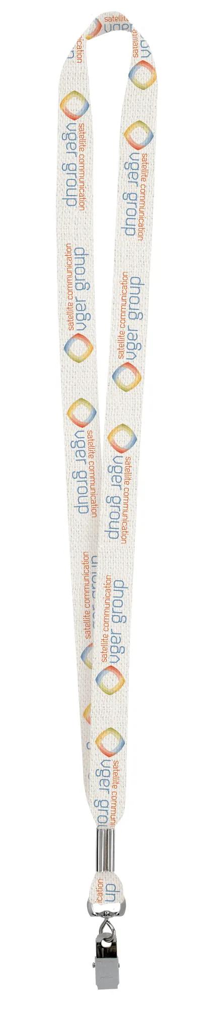 3/4" RPET 'Fine Print" Lanyard 2 of 19