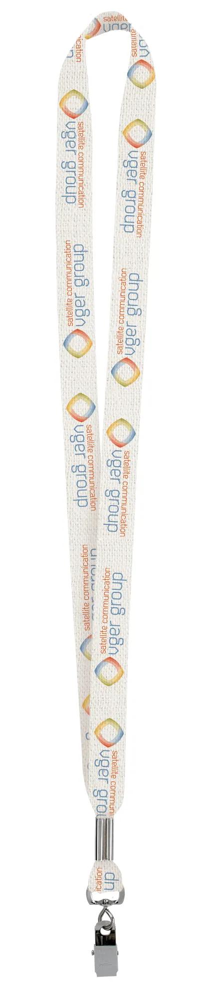 3/4" RPET 'Fine Print" Lanyard 3 of 19