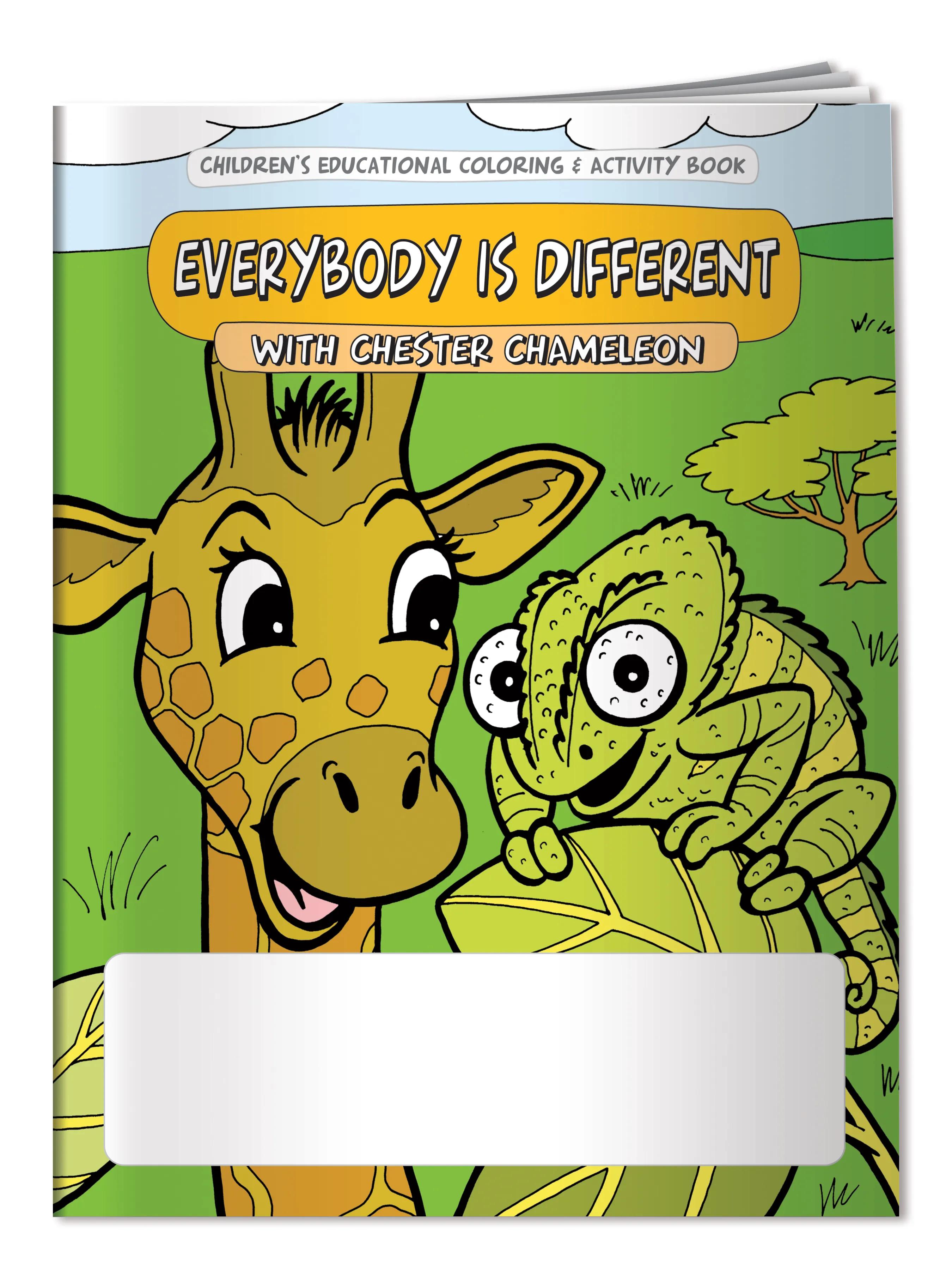 Coloring Book: Everybody is Different 3 of 4