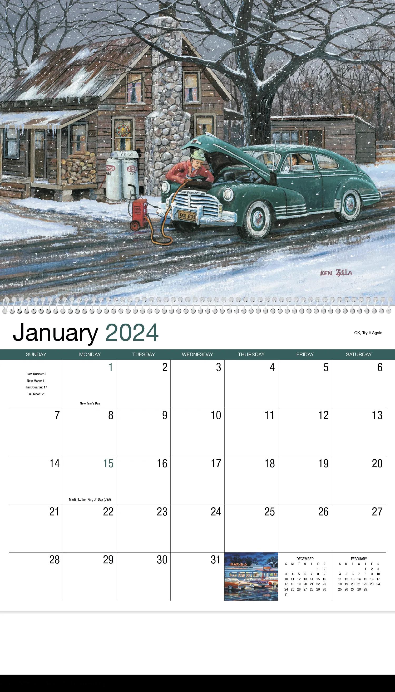 America Remembered Appointment Calendar - Spiral 42 of 47