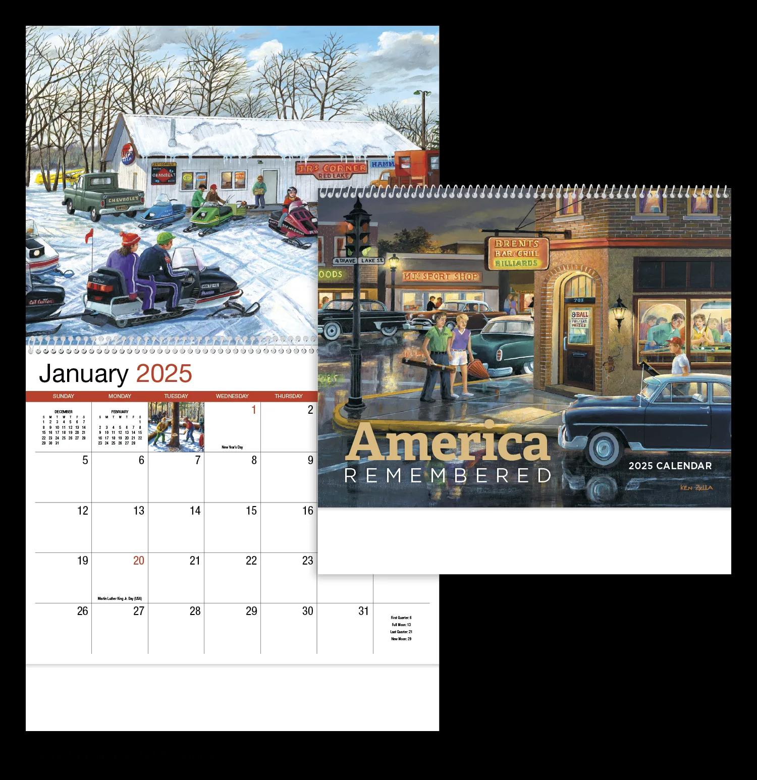 America Remembered Appointment Calendar - Spiral 17 of 47