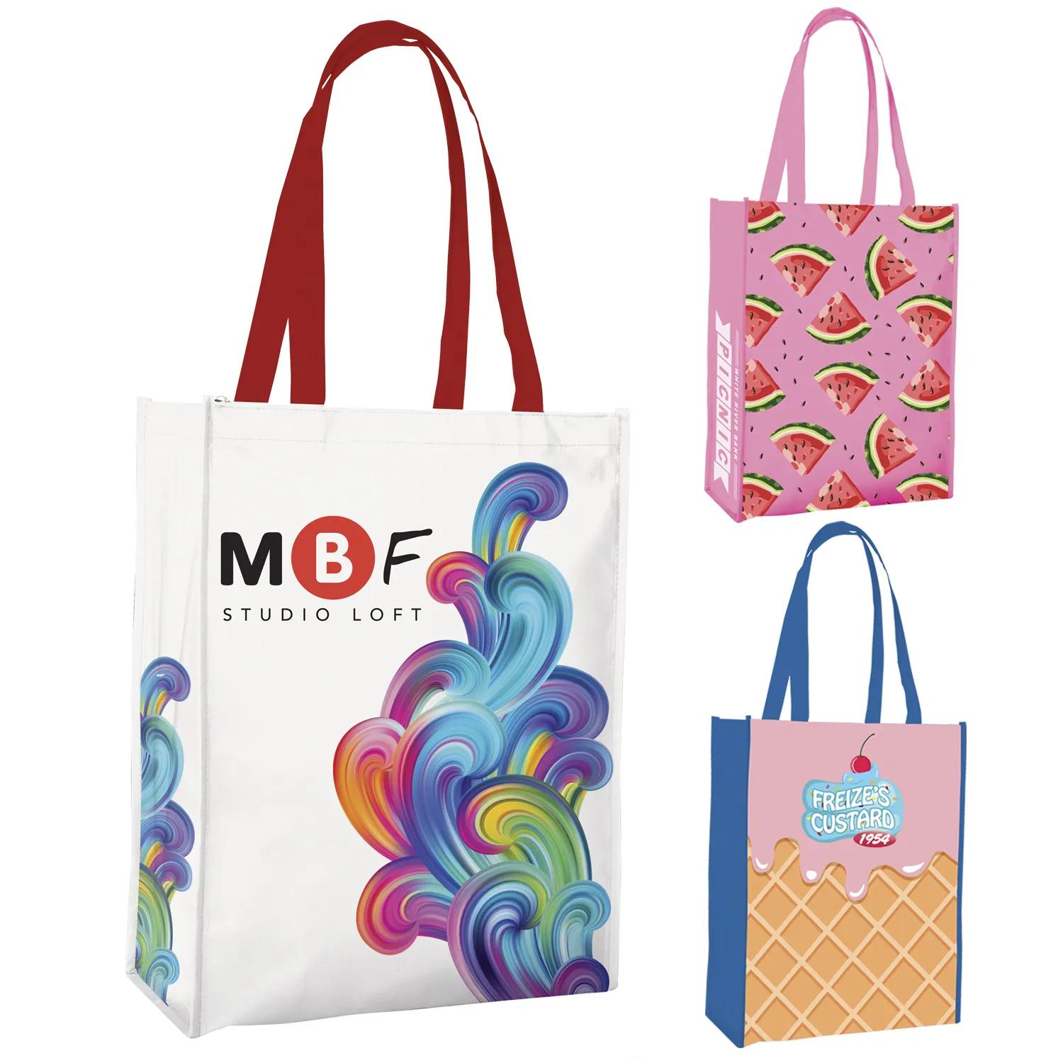 Laminated Non-Woven Portrait Tote 3 of 13