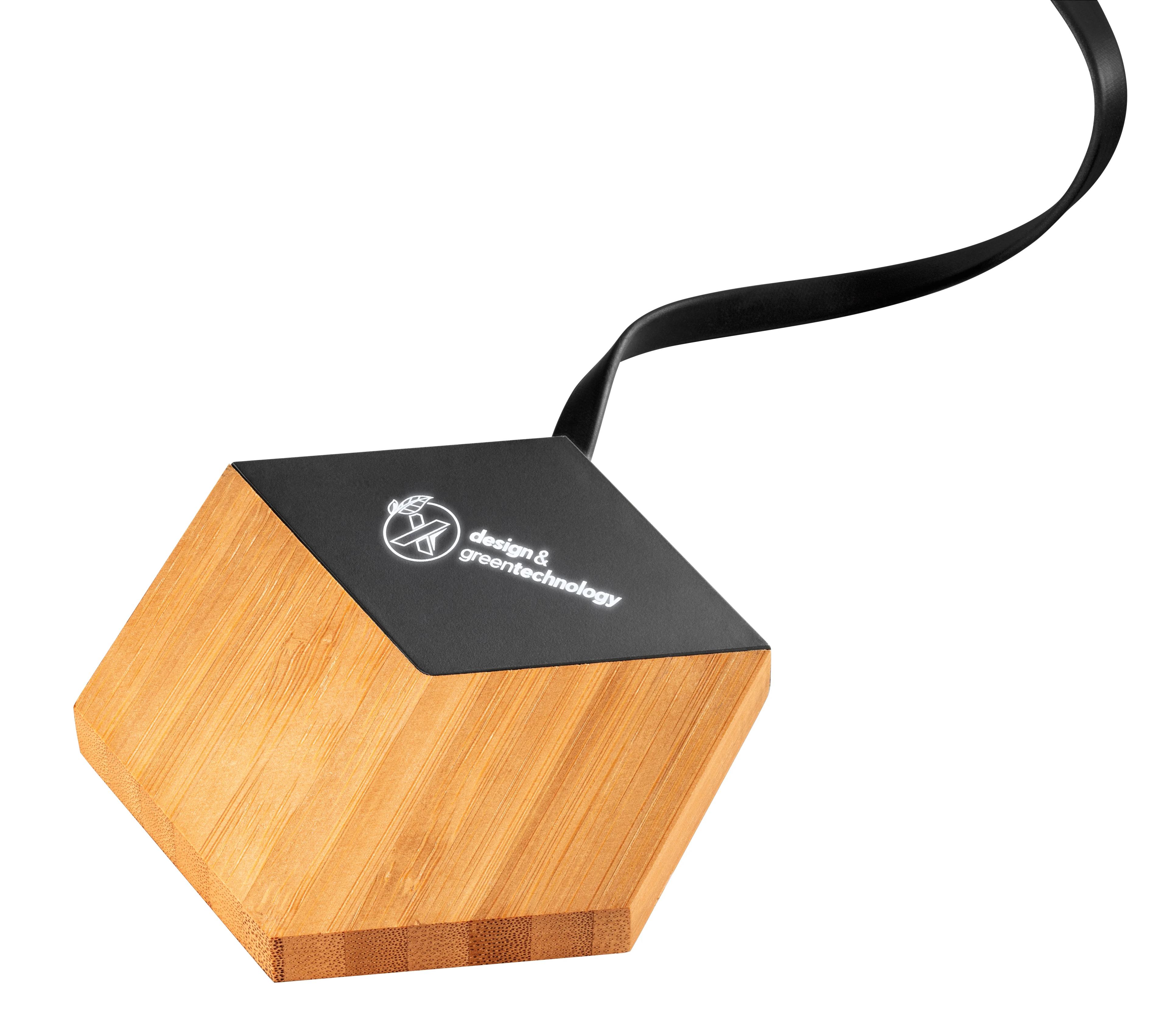 SCX Innovative Design™ Bamboo 10W Hexa Wireless Charger 3 of 22