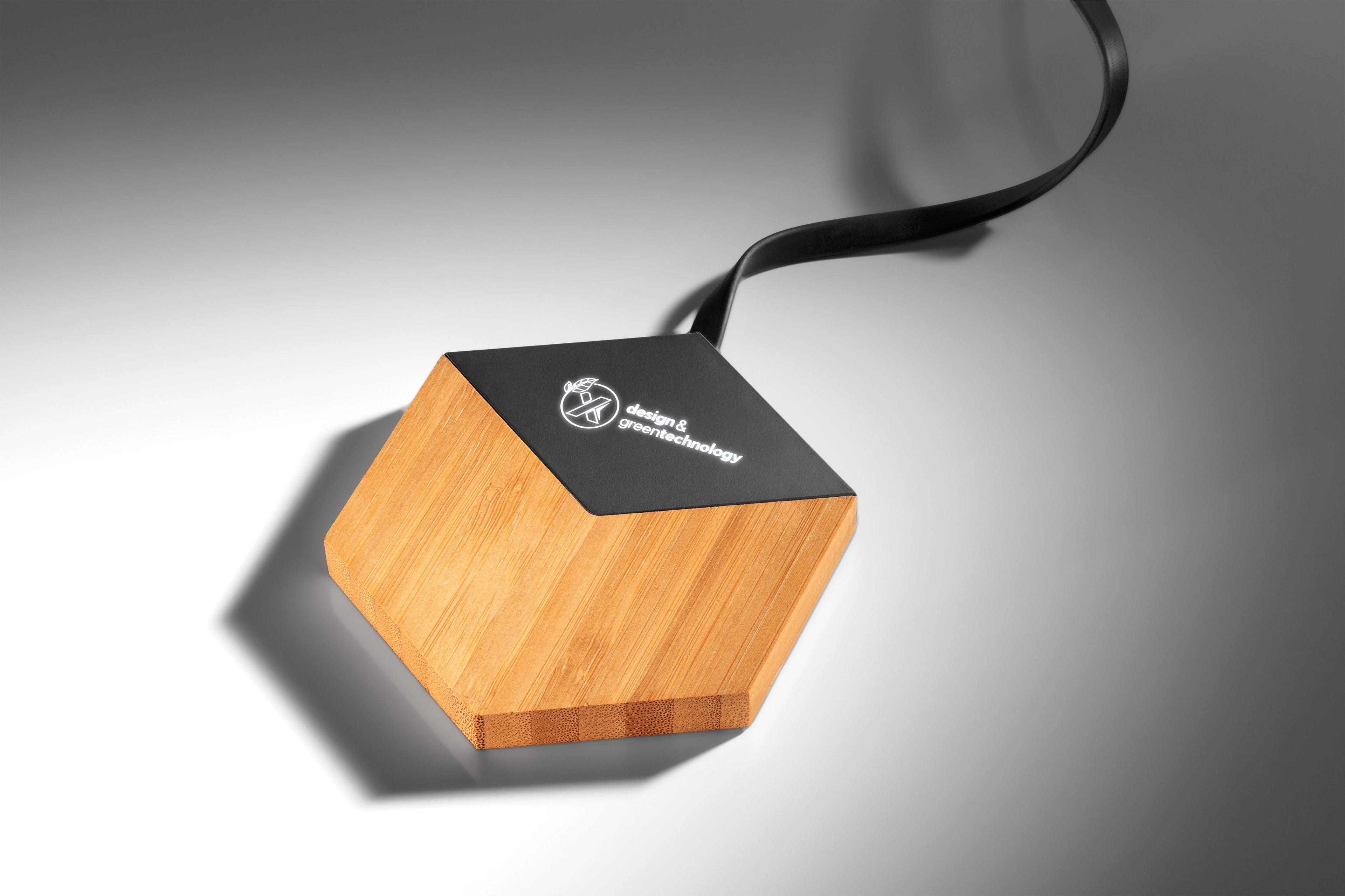 SCX Innovative Design™ Bamboo 10W Hexa Wireless Charger 6 of 22