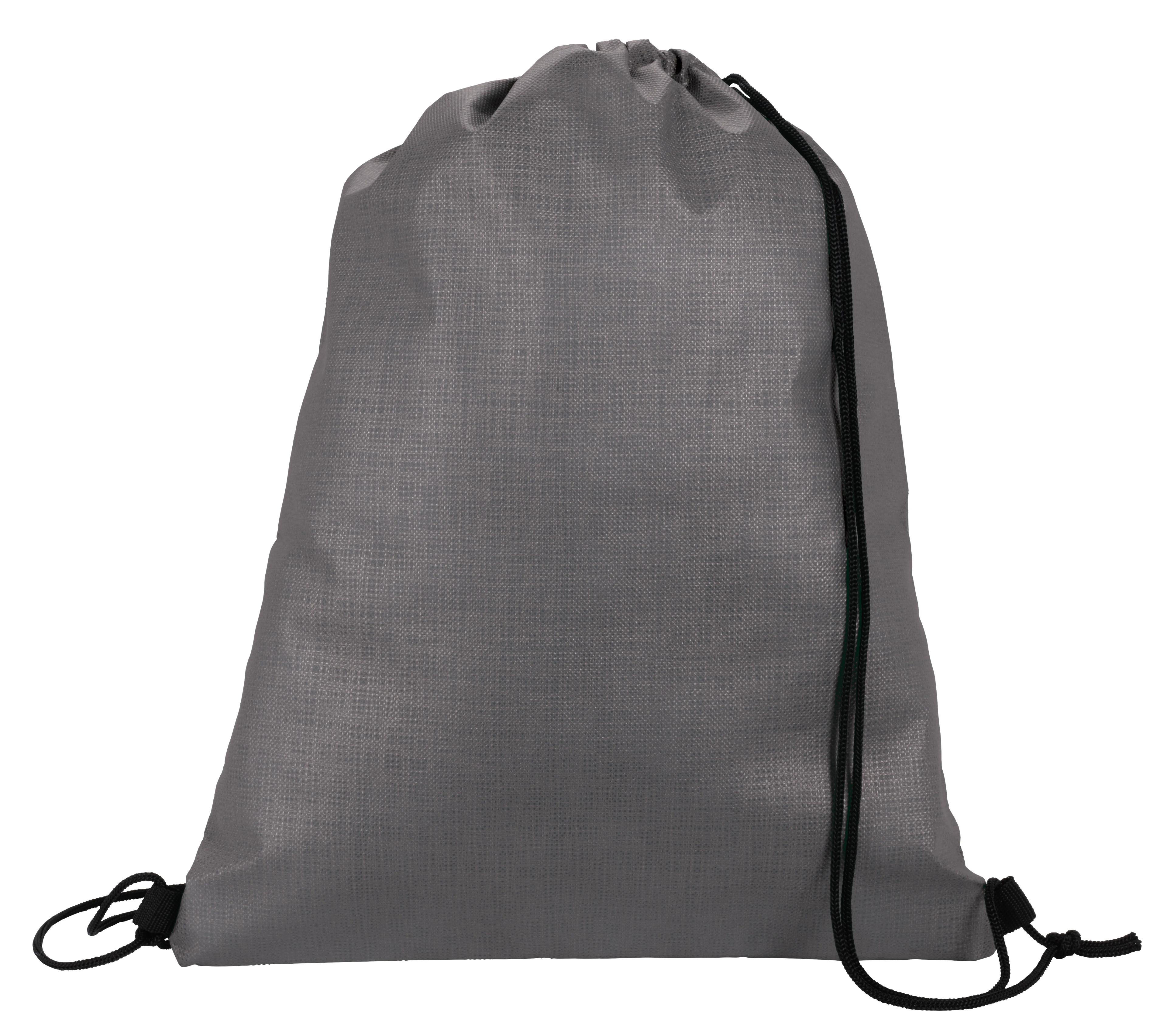 Non-Woven Shimmer Drawstring Backpack 1 of 19