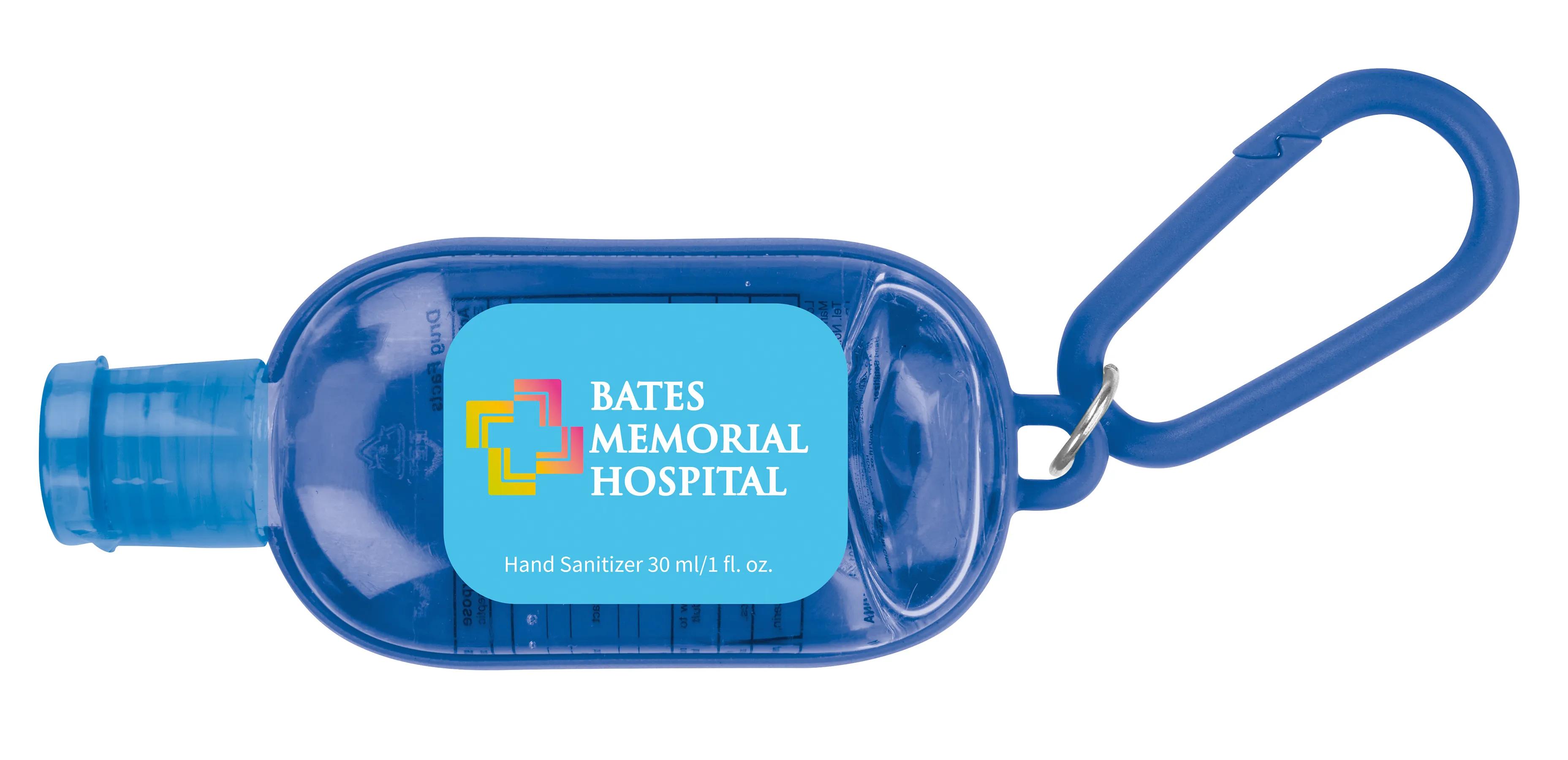 1 oz. Hand Sanitizer with Colorful Case and Carabiner 2 of 30
