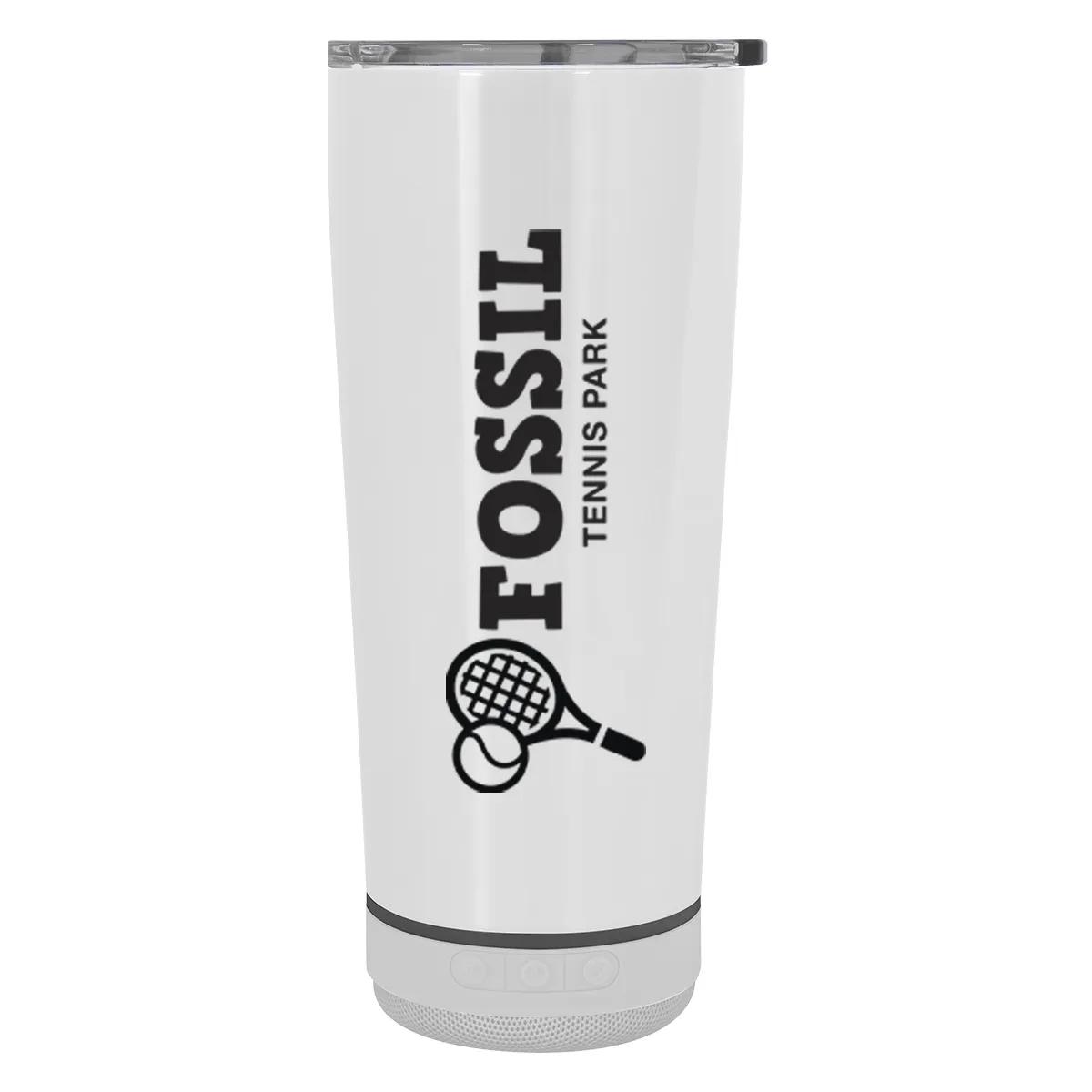 18 OZ.  STAINLESS STEEL TUMBLER WITH SPEAKER 1 of 5