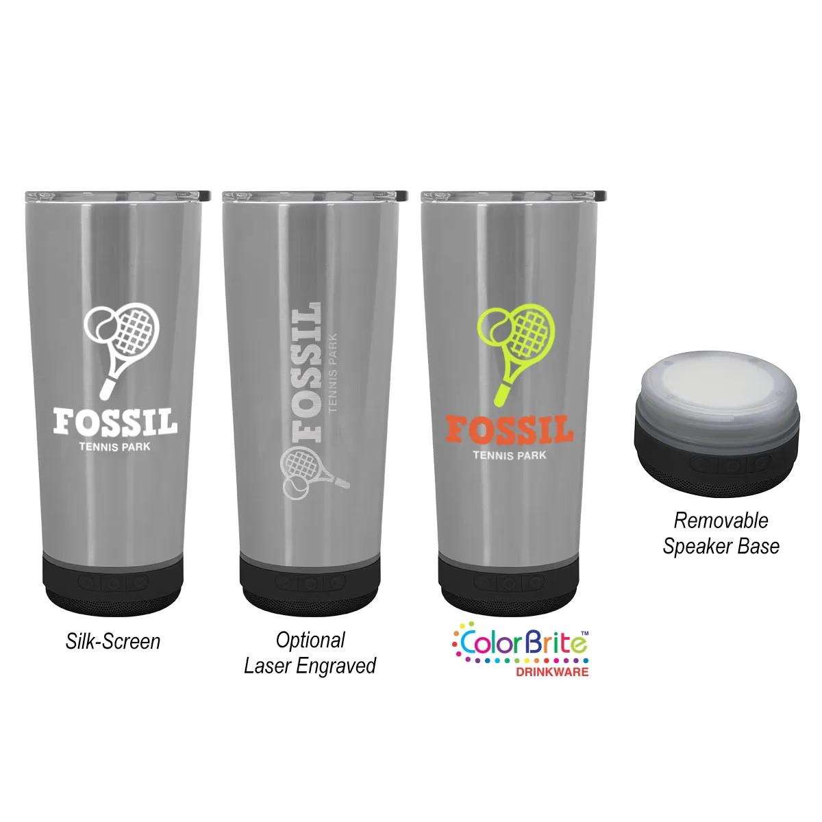 18 OZ.  STAINLESS STEEL TUMBLER WITH SPEAKER 5 of 5