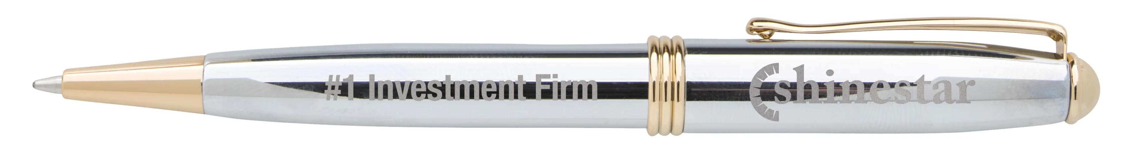 Souvenir® Worthington® Chrome Ballpoint Pen 7 of 8