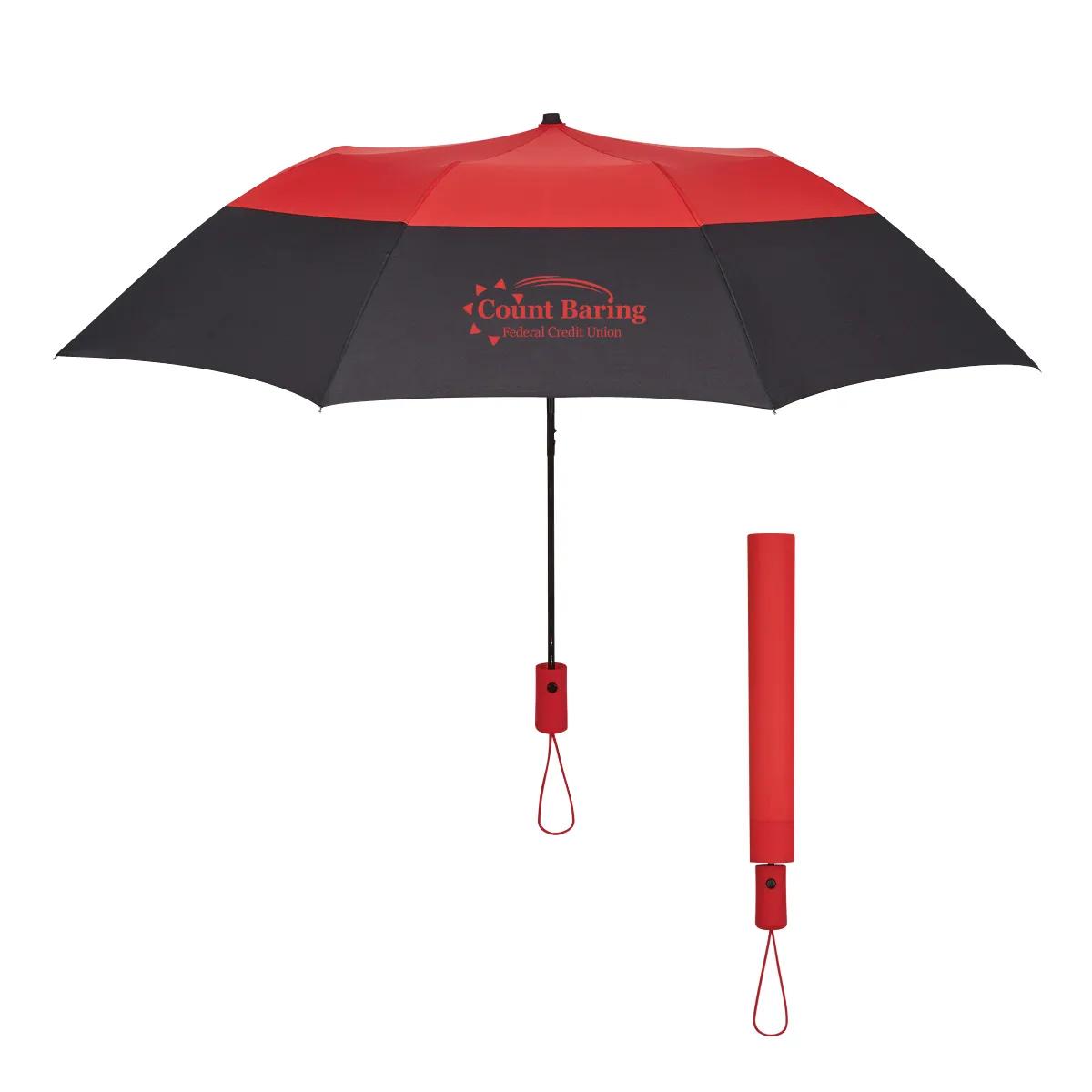 46" Arc Color Top Folding Umbrella 1 of 5