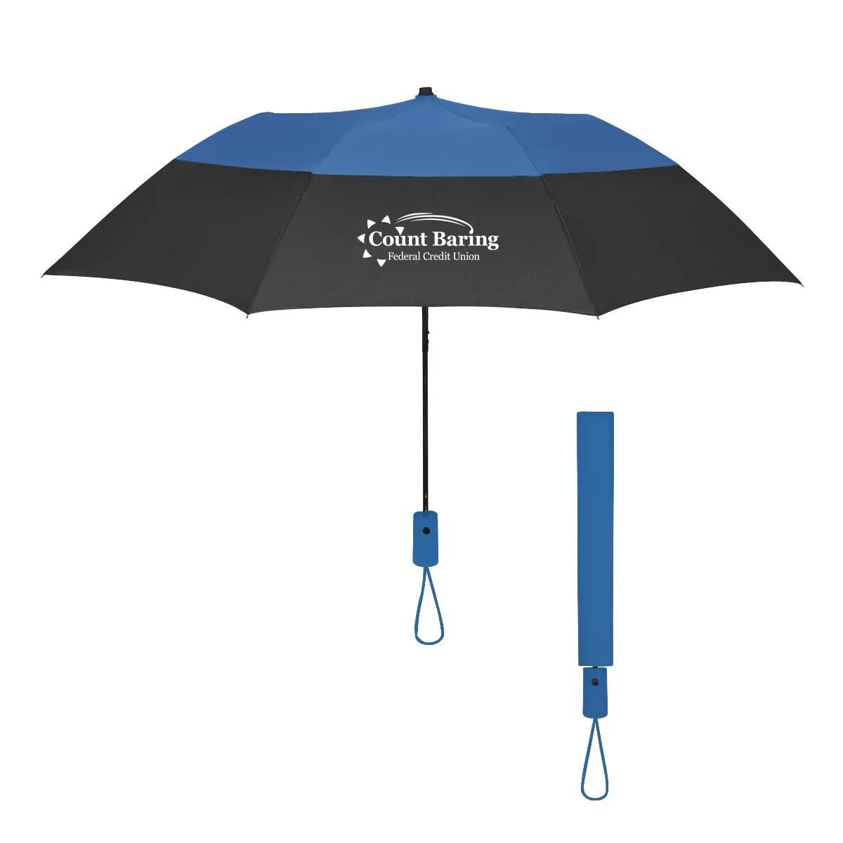 46" Arc Color Top Folding Umbrella 2 of 5