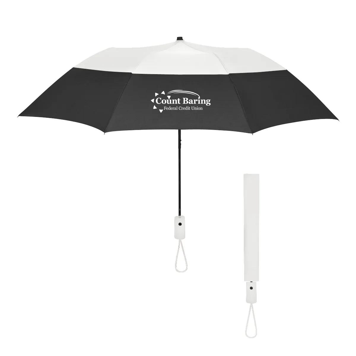 46" Arc Color Top Folding Umbrella 3 of 5