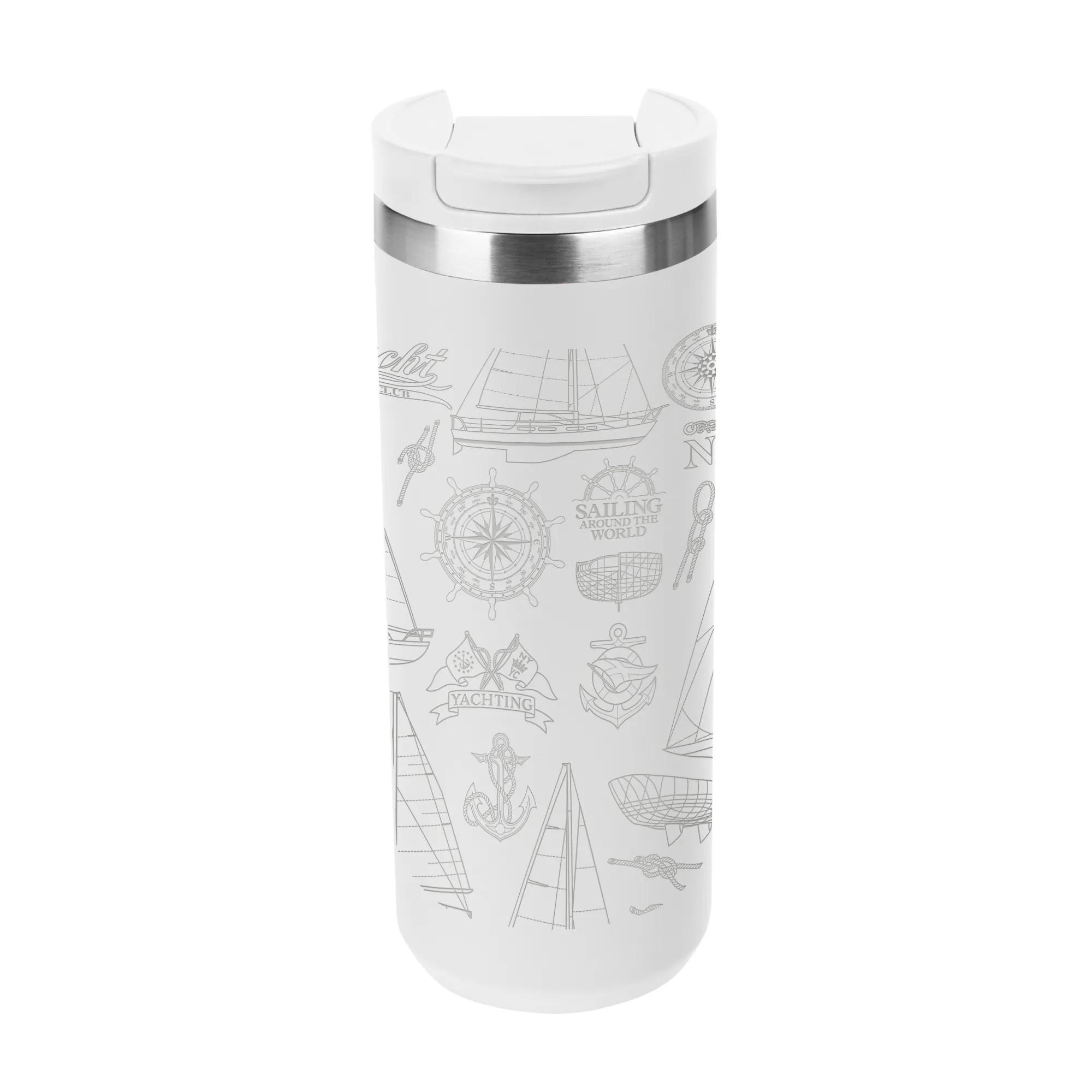 18 Oz. Full Laser Sienna Stainless Steel Bottle 3 of 3