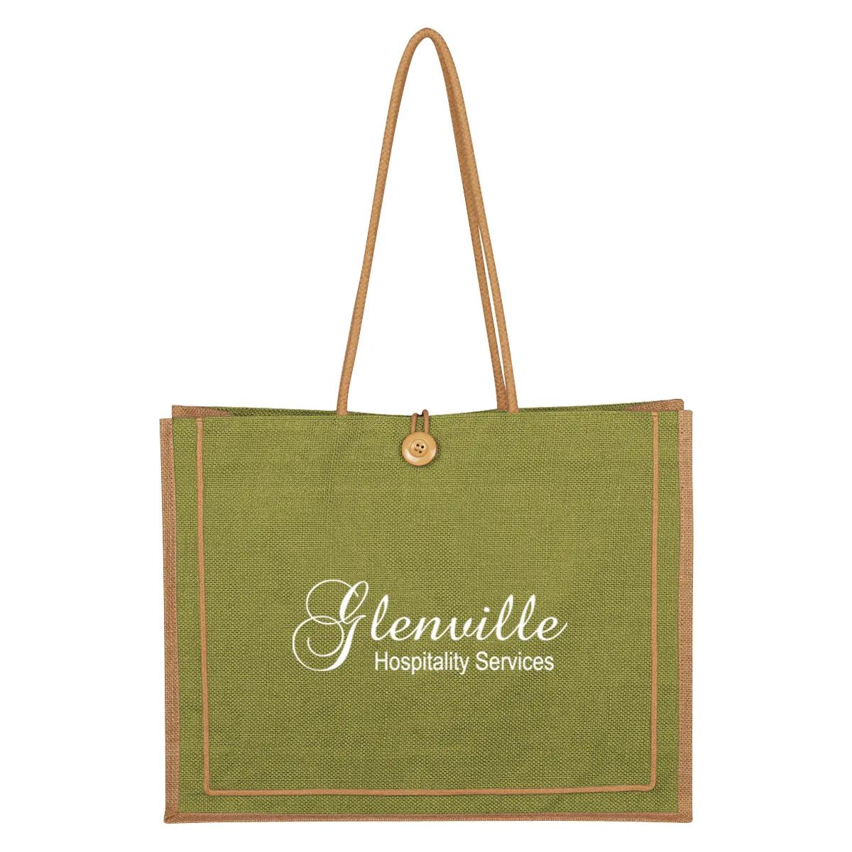 Paradise Jute Tote Bag 2 of 5