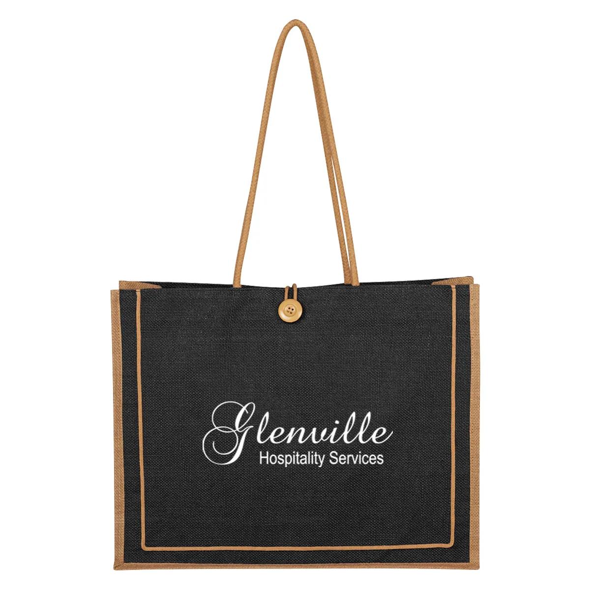 Paradise Jute Tote Bag