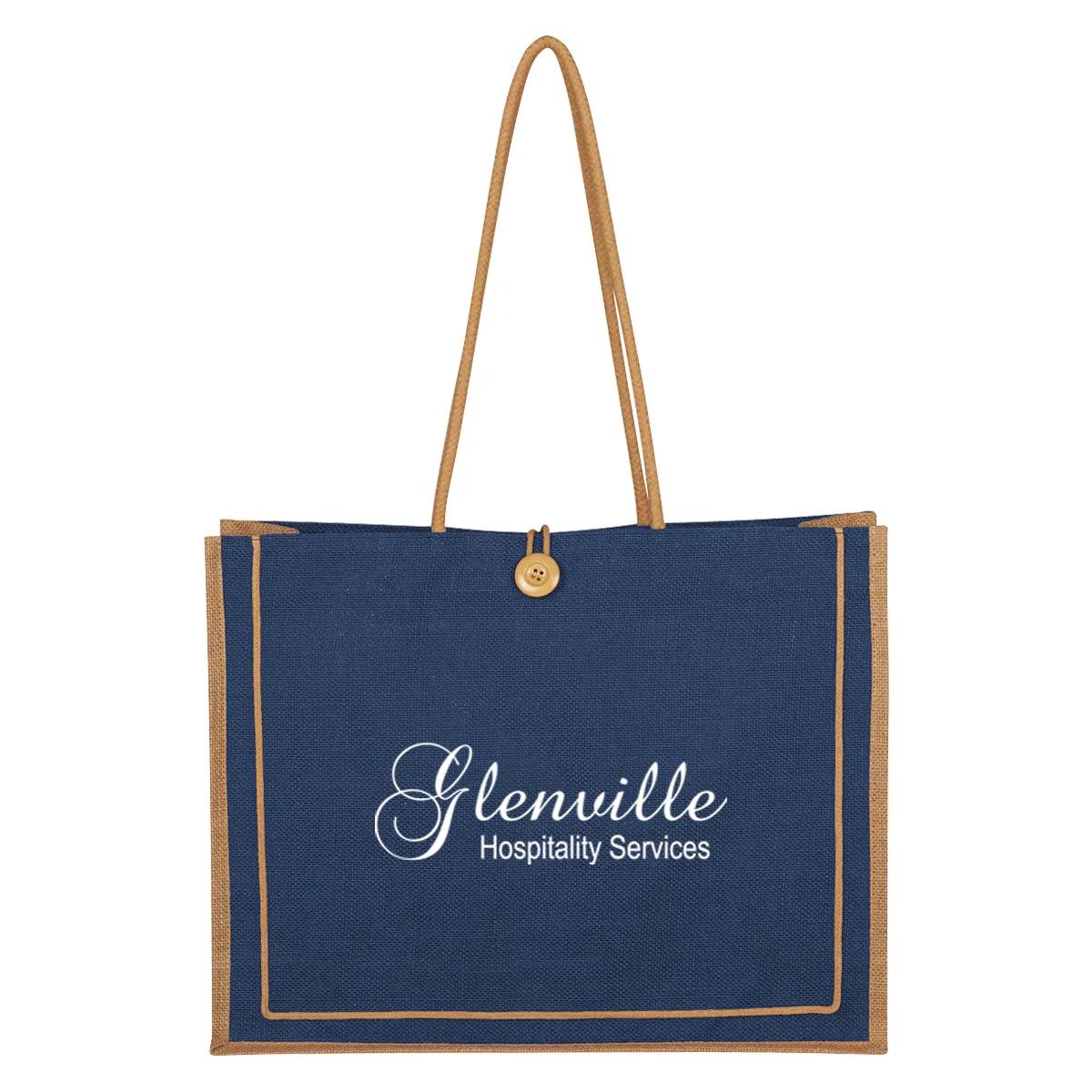 Paradise Jute Tote Bag 1 of 5