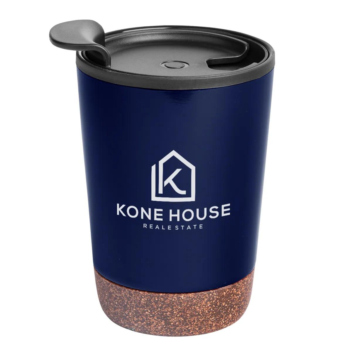 10Oz. Stainless Steel Zoe Tumbler With Cork Base 3 of 6
