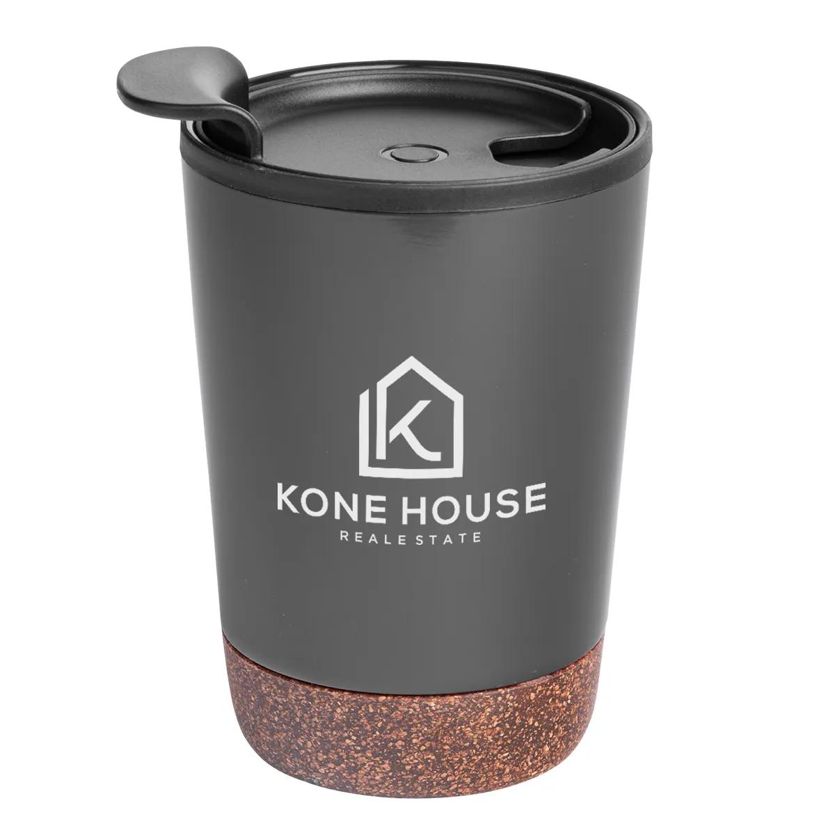 10Oz. Stainless Steel Zoe Tumbler With Cork Base 1 of 6
