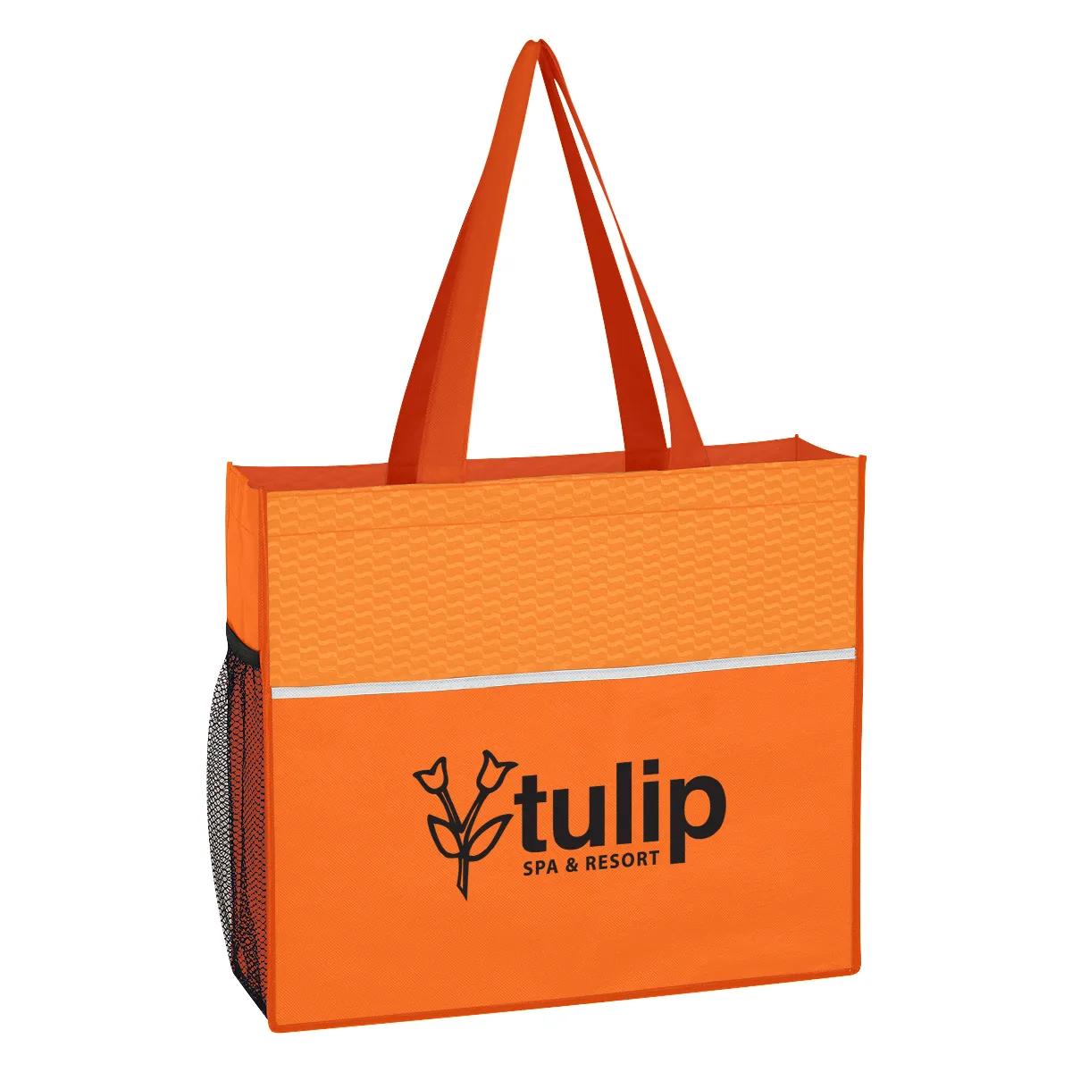 Non-Woven Wave Design Tote Bag 4 of 7