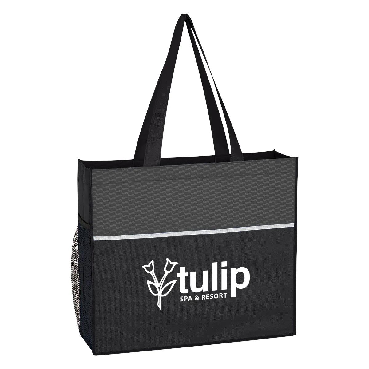 Non-Woven Wave Design Tote Bag 1 of 7