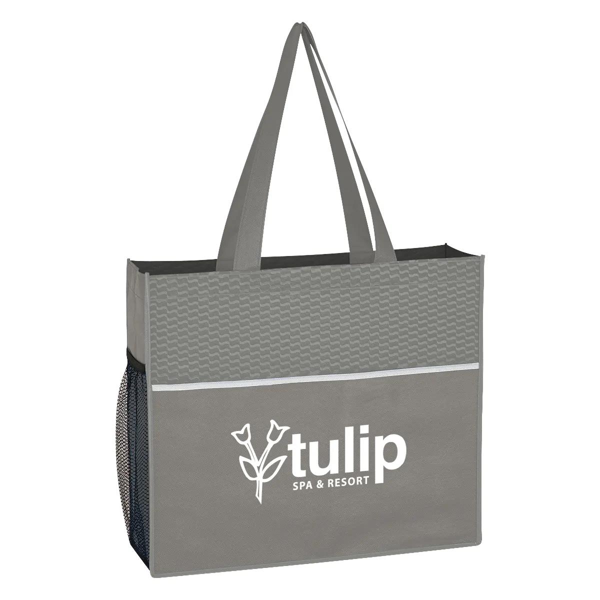 Non-Woven Wave Design Tote Bag 2 of 7