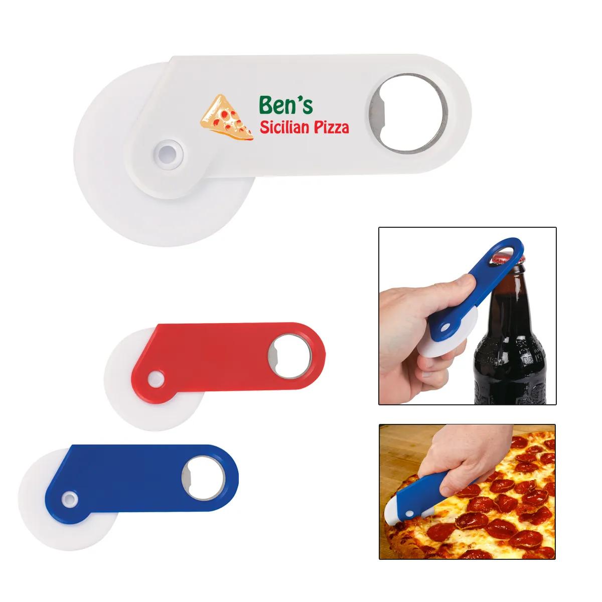 Pizza Cutter With Bottle Opener 2 of 4