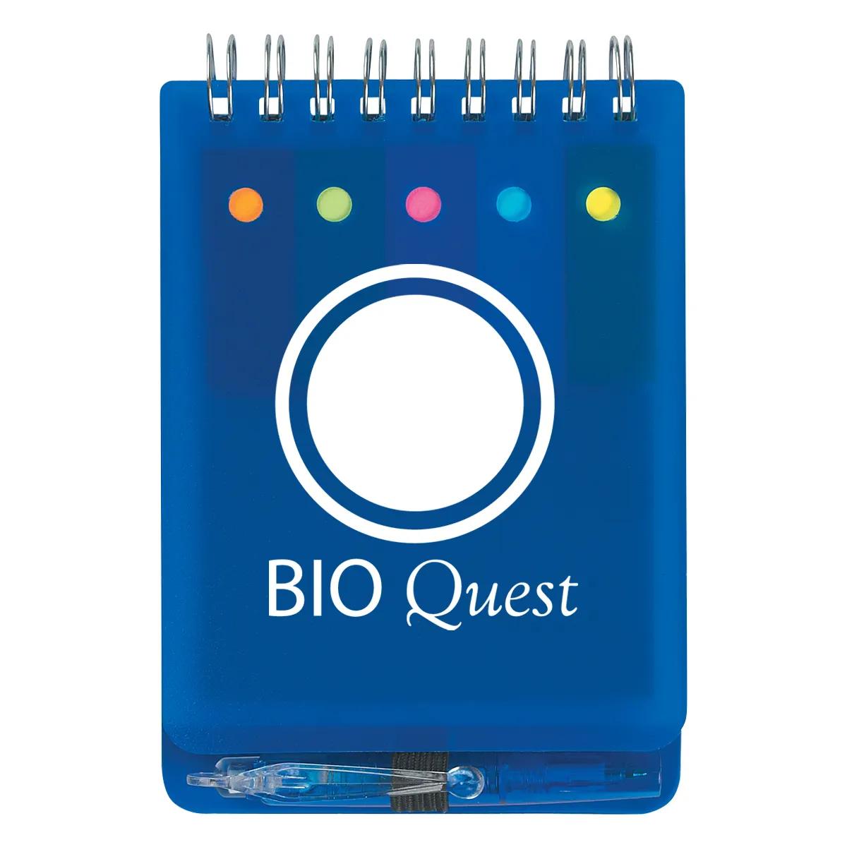 Spiral Jotter With Sticky Notes, Flags & Pen 1 of 3