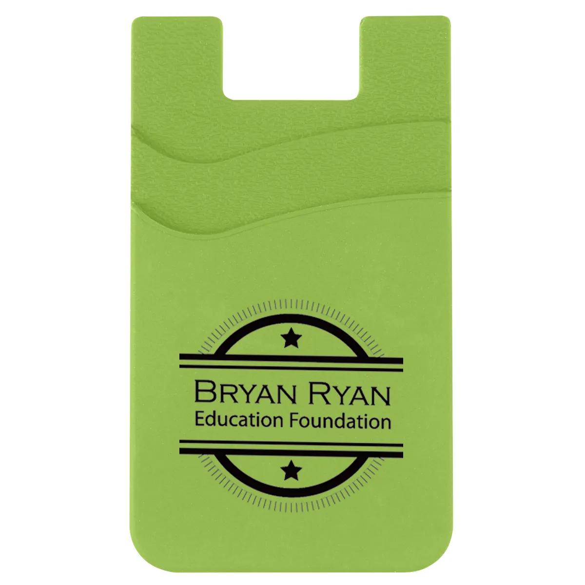 Dual Pocket Silicone Phone Wallet 2 of 10