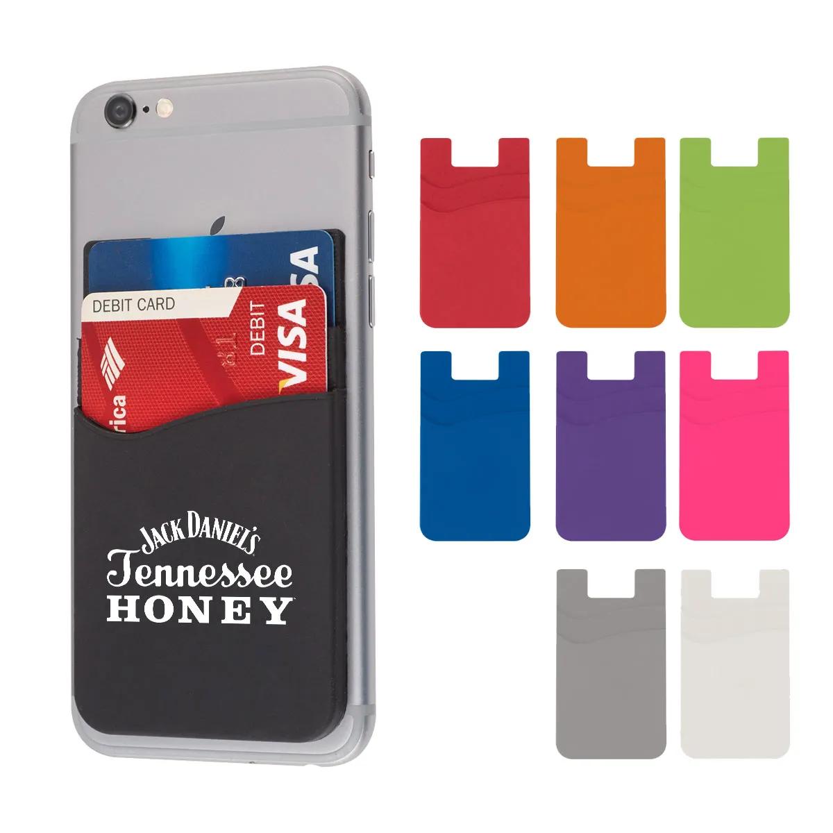 Dual Pocket Silicone Phone Wallet 9 of 10