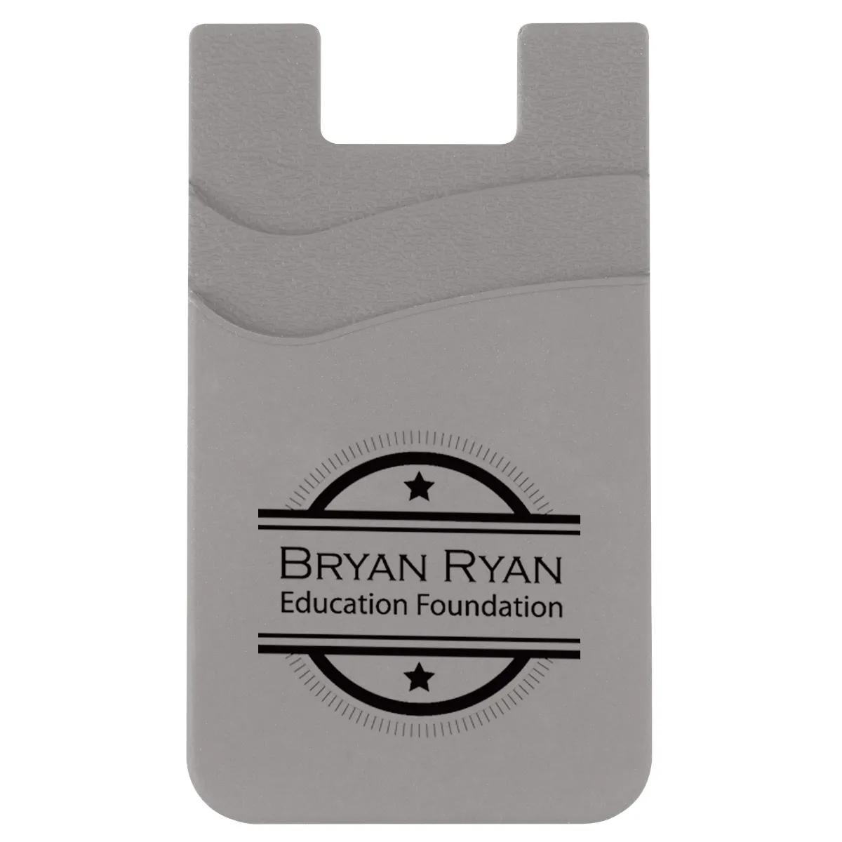 Dual Pocket Silicone Phone Wallet 1 of 10