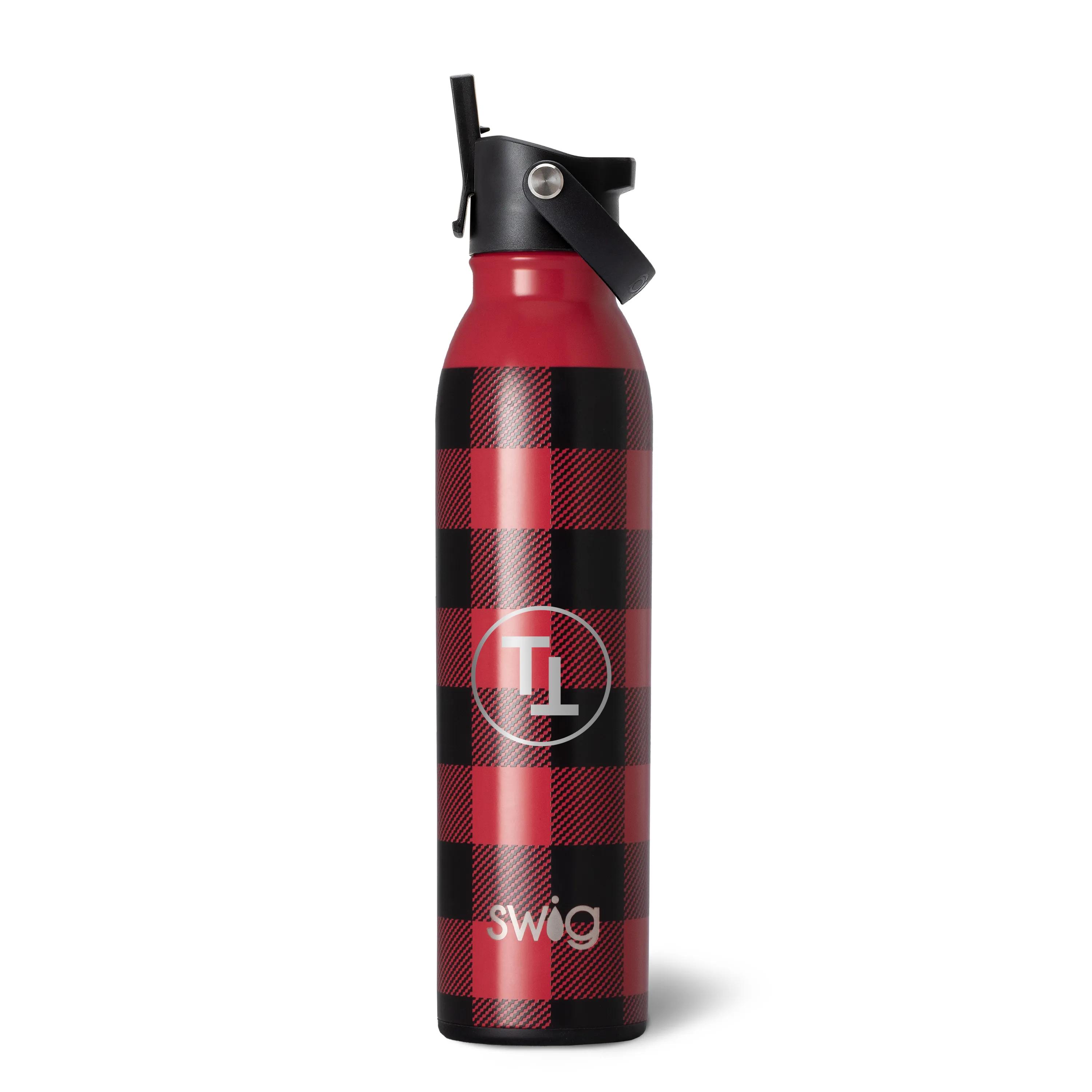 20 Oz. Swig Life Buffalo Plaid Stainless Steel Bottle