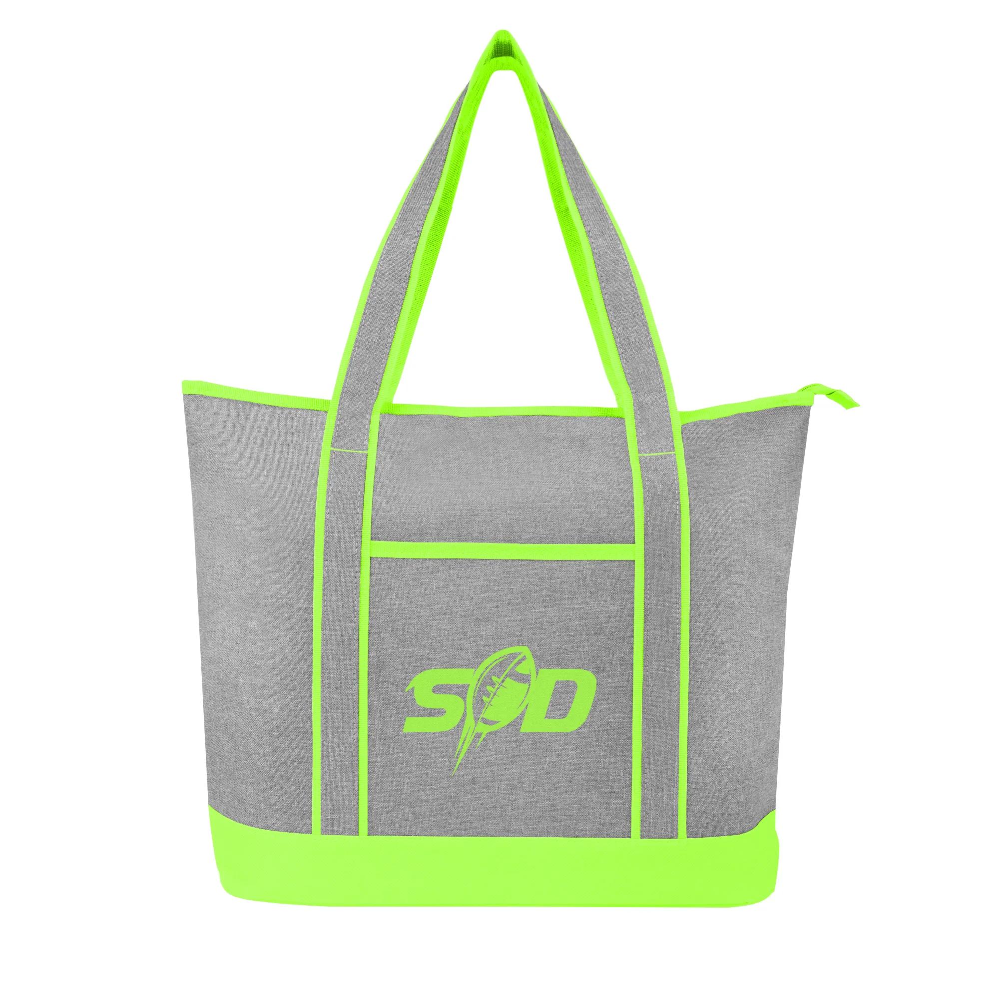 Harborside Heathered Cooler Tote Bag 2 of 4