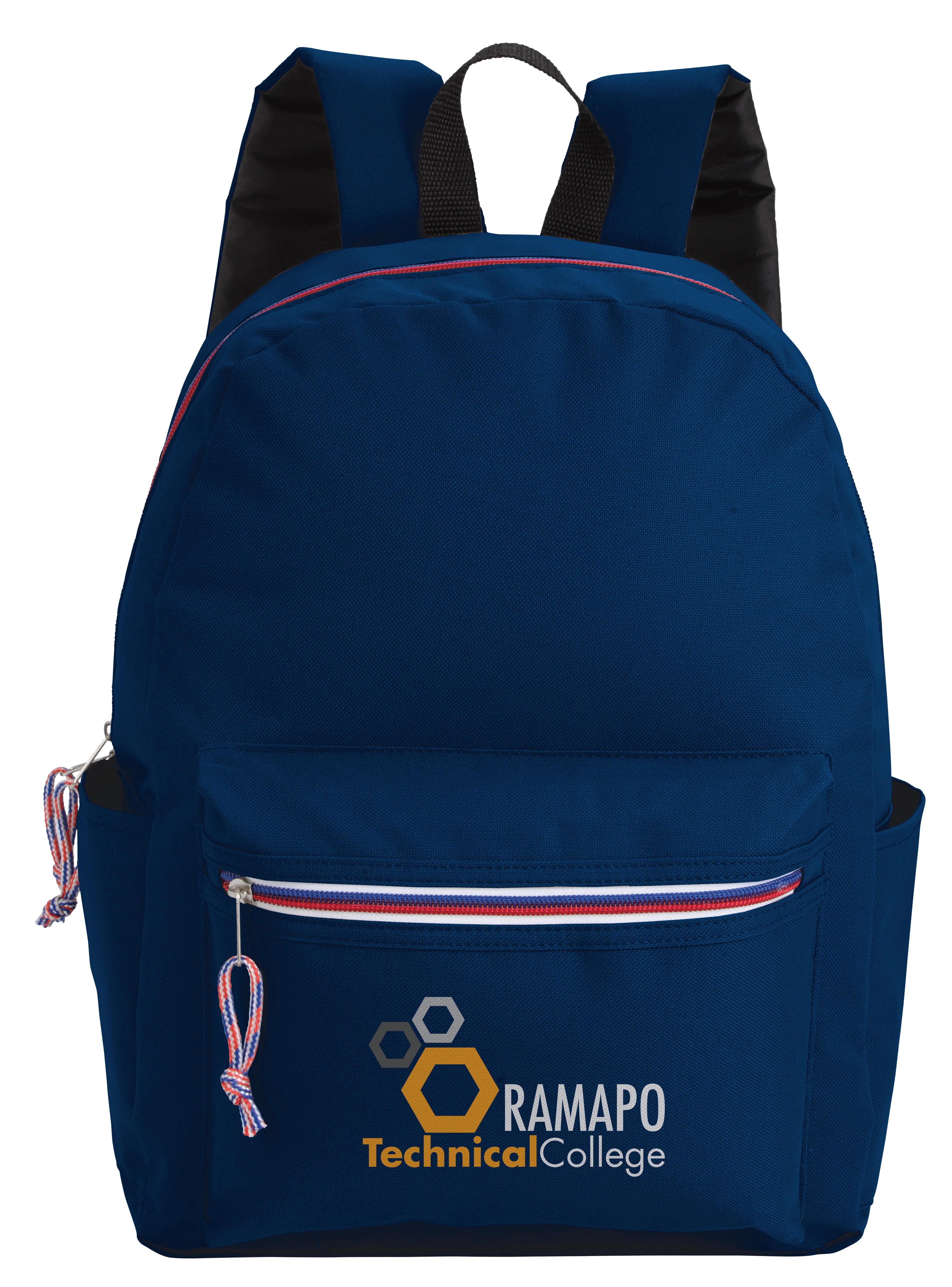 Tri-Color Zipper Backpack 28 of 28