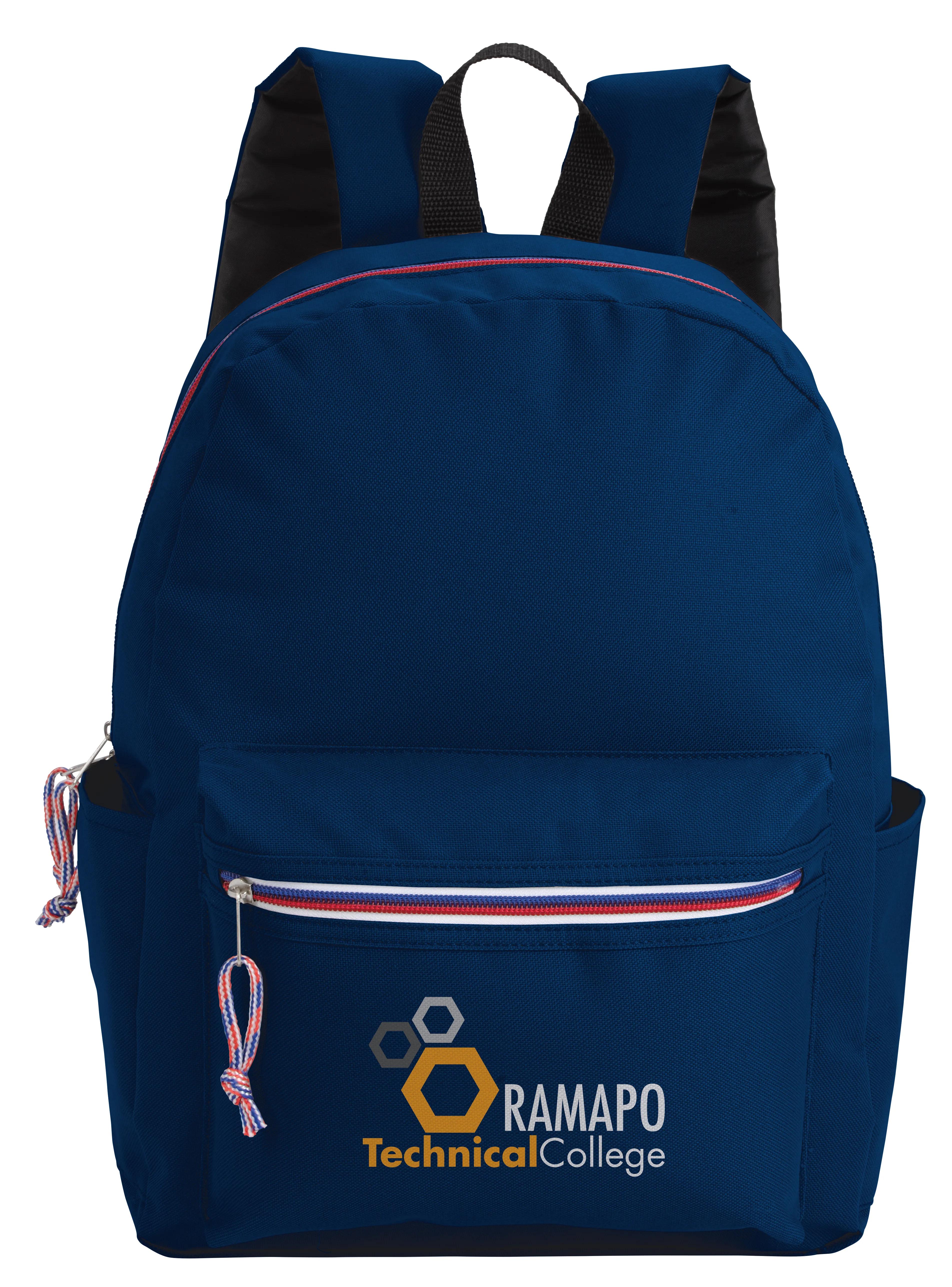 Tri-Color Zipper Backpack 15 of 28