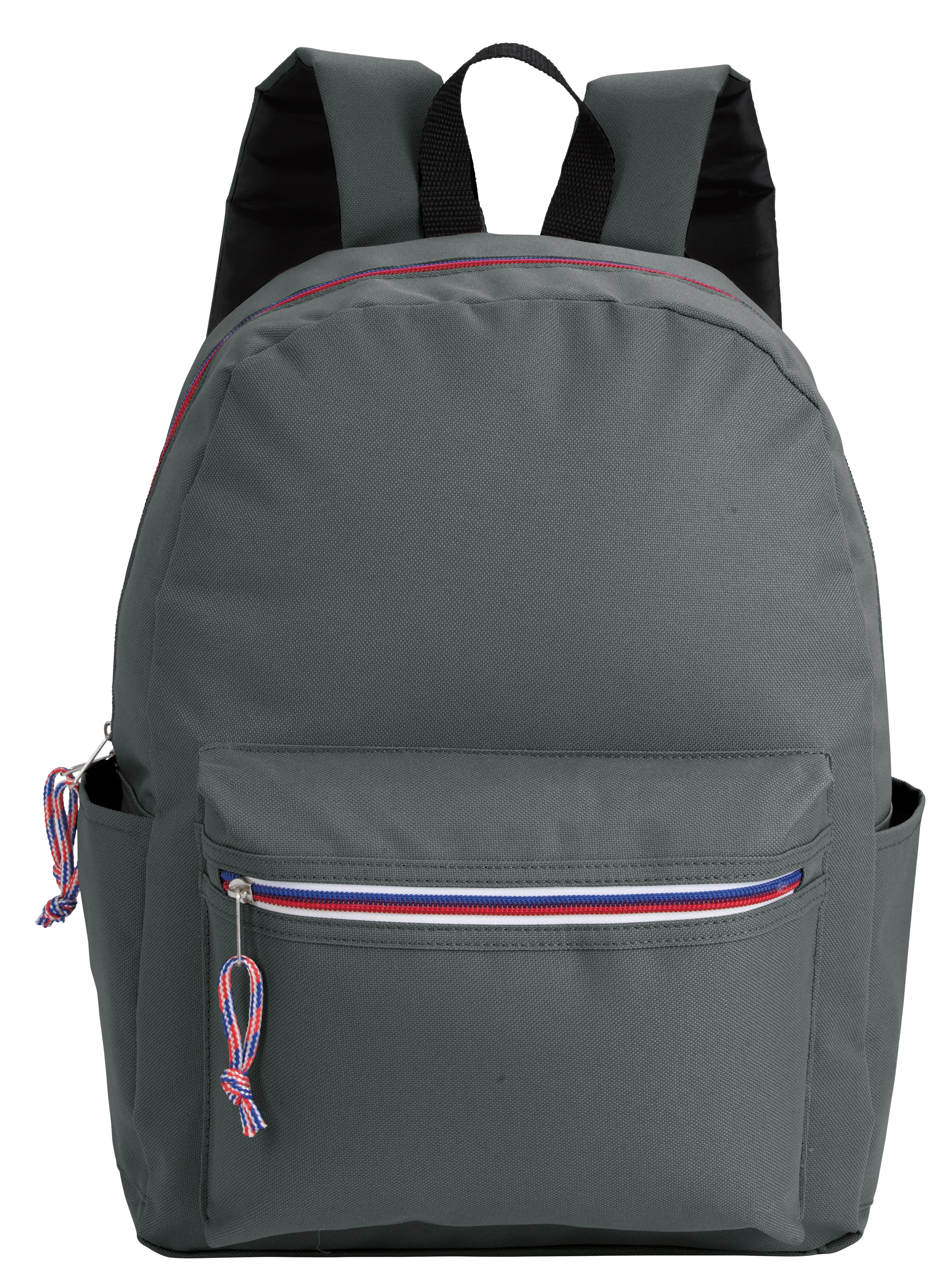 Tri-Color Zipper Backpack 19 of 28
